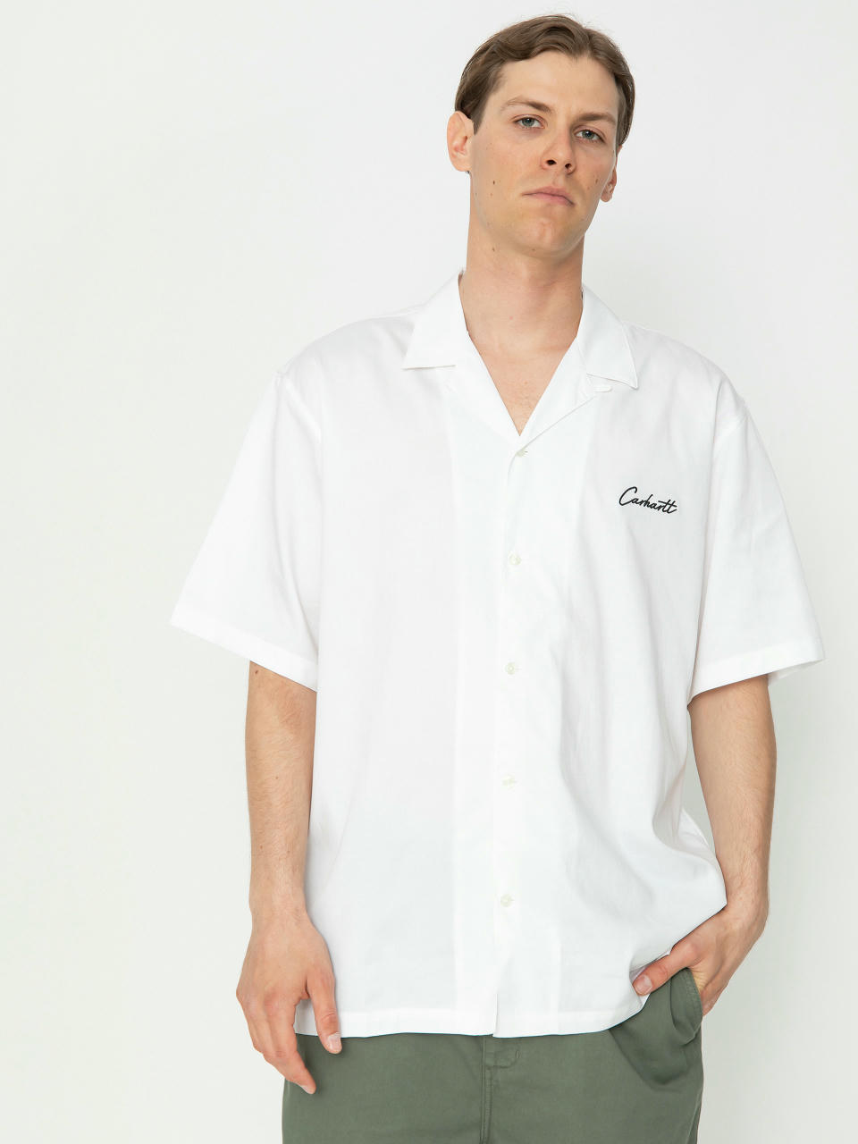 Риза Carhartt WIP Delray (white/black)