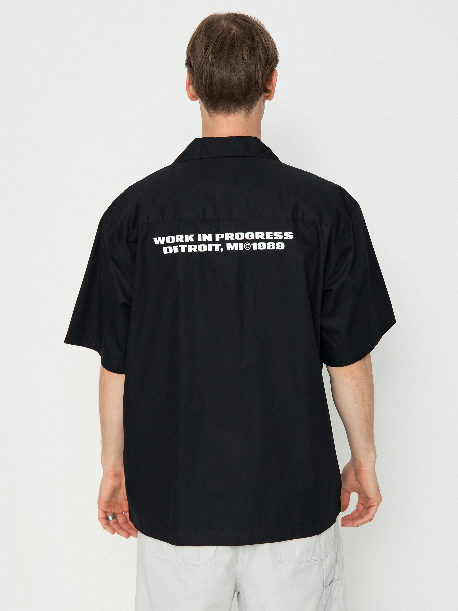 Тениска Carhartt WIP Link Script (black/white)