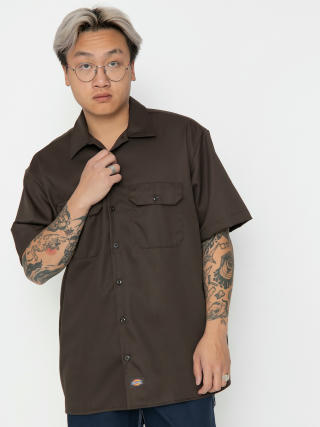 Риза Dickies Work Shirt (dark brown)