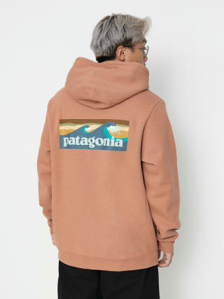 Суитшърт с качулка Patagonia Boardshort Logo Uprisal HD (sienna clay)