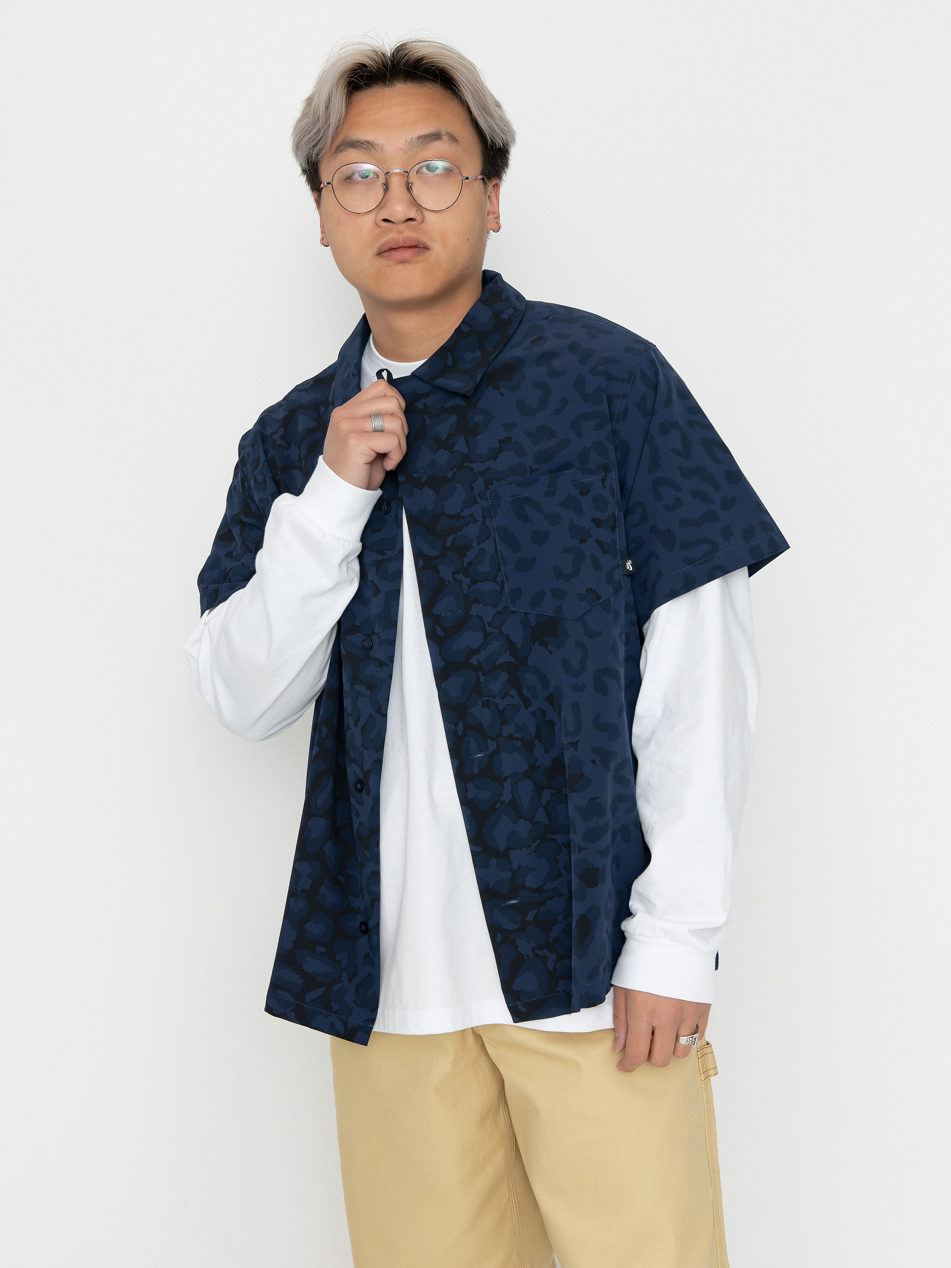 Риза Nike SB Bowling Aop (midnight navy)