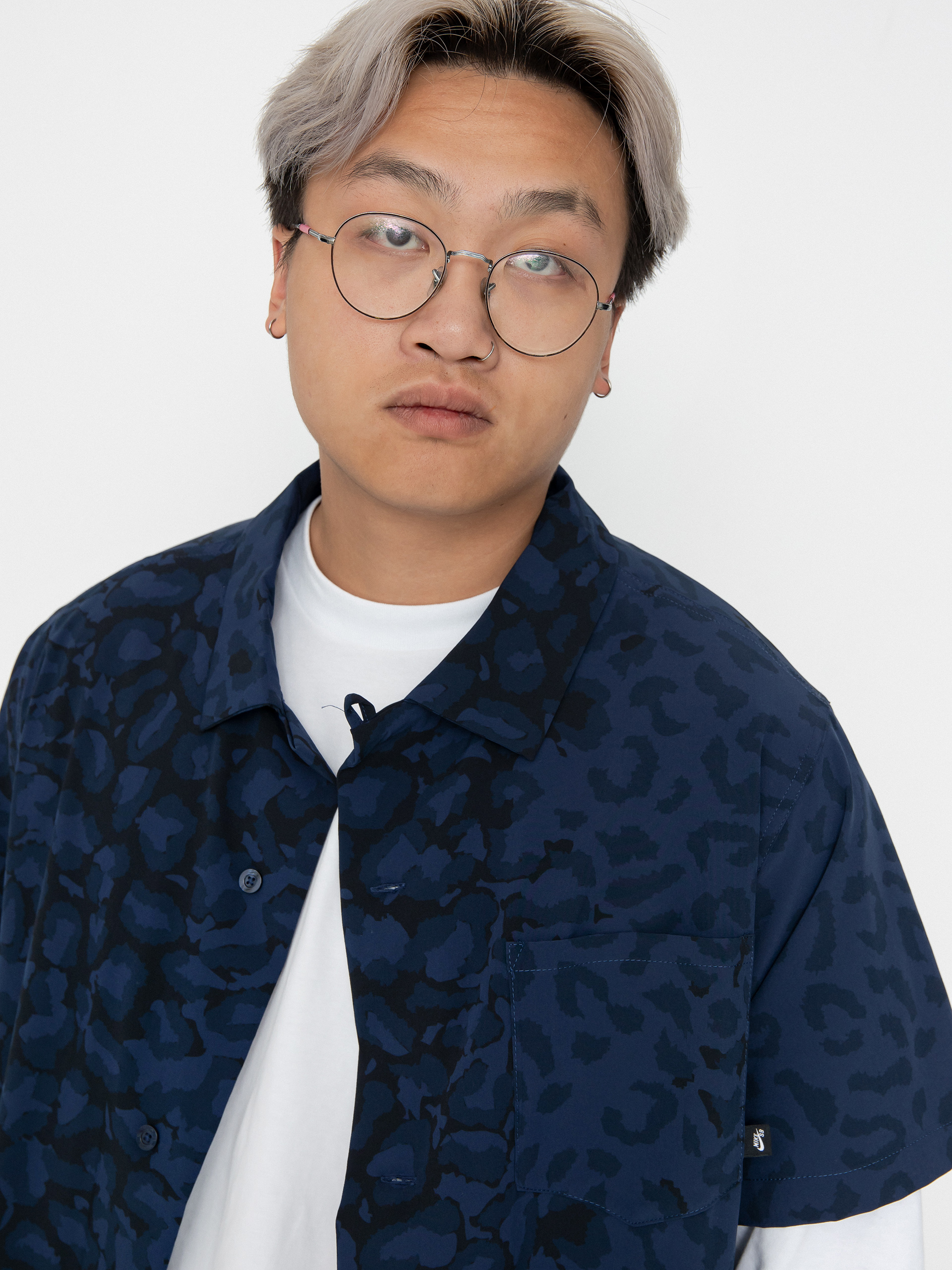 Риза Nike SB Bowling Aop (midnight navy)