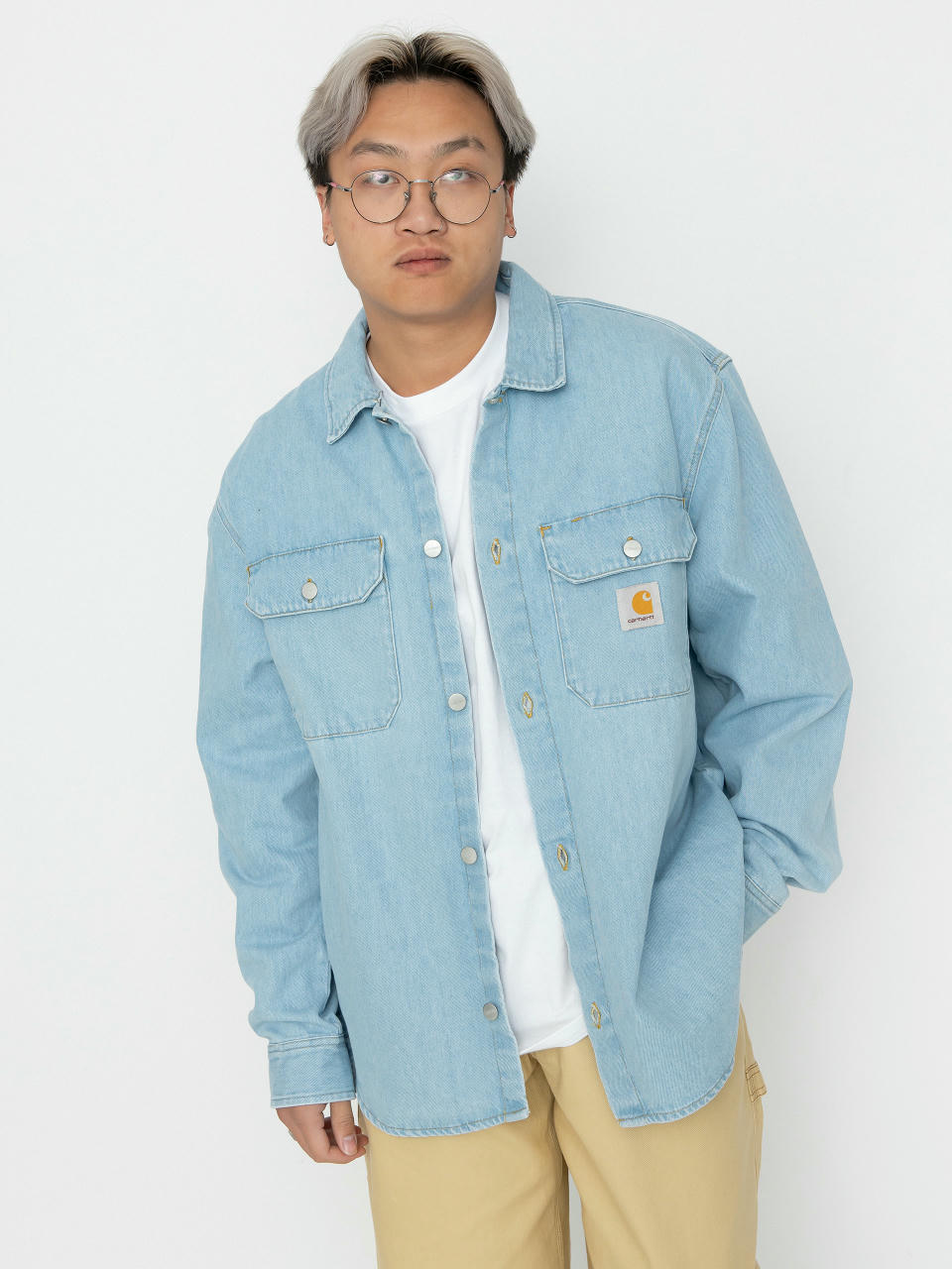 Риза Carhartt WIP Harvey (blue)