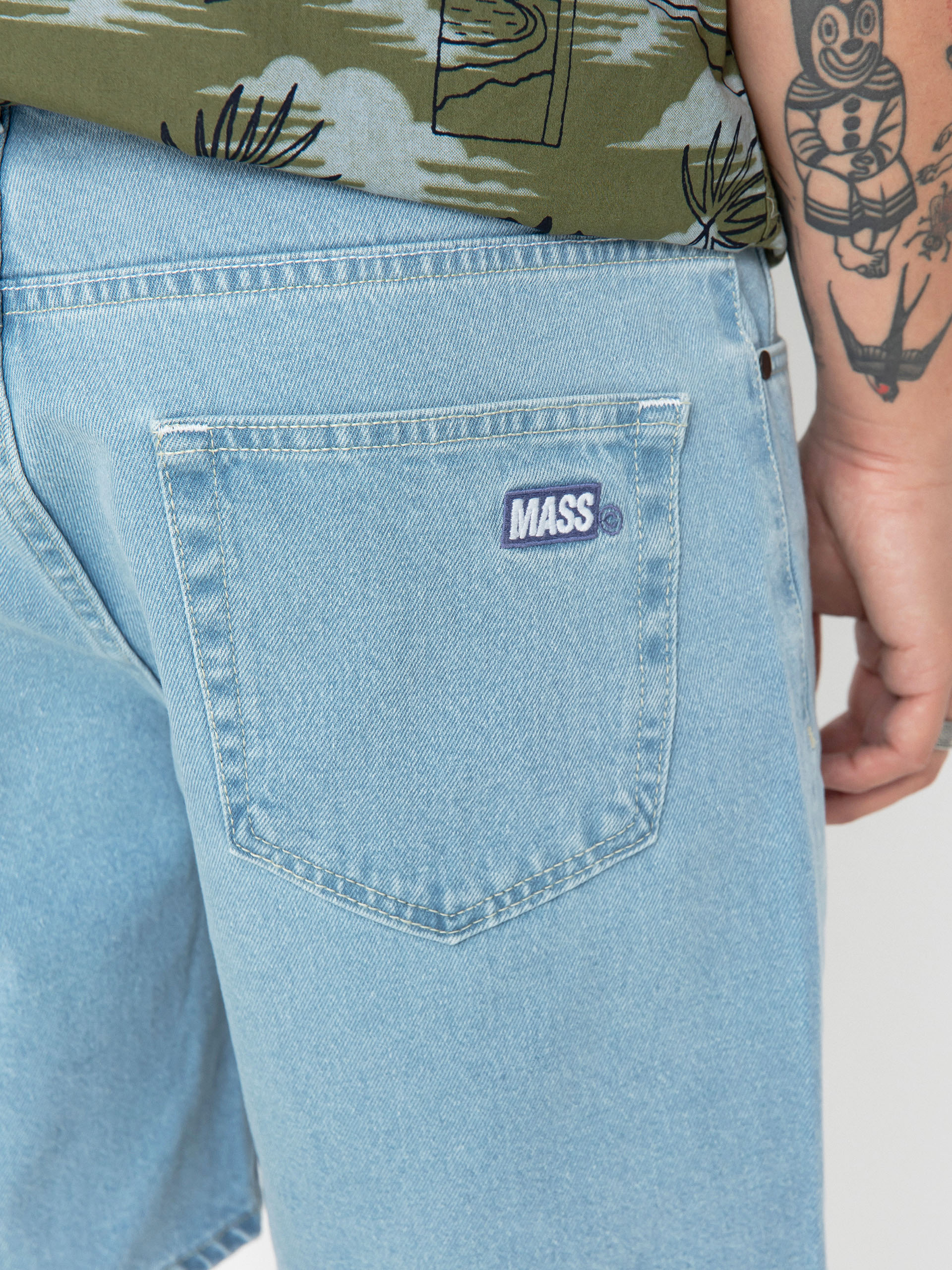 Къси панталони MassDnm Jeans Box (light blue)