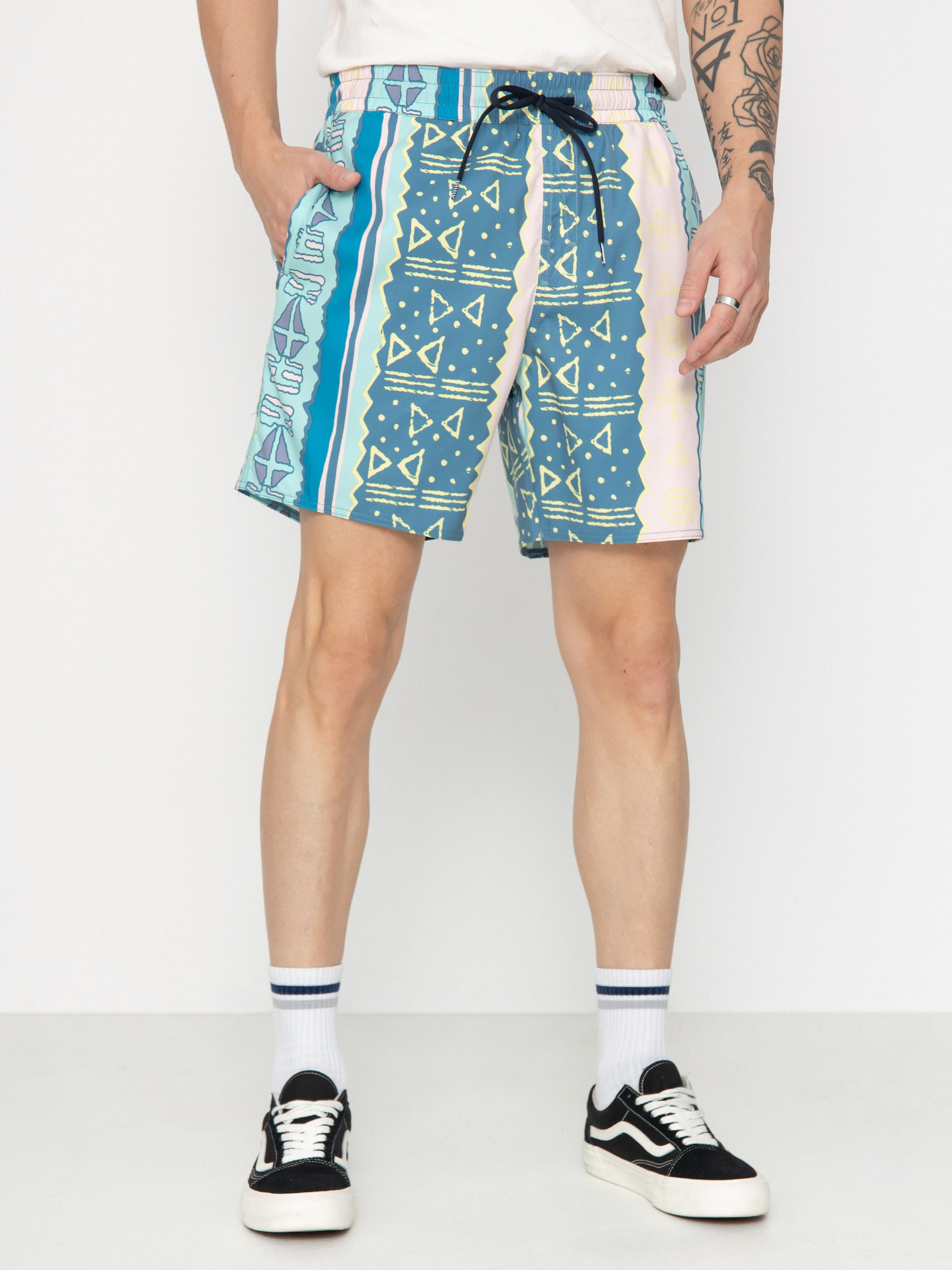 Къси панталони Volcom Lido Print 17 (crete blue)