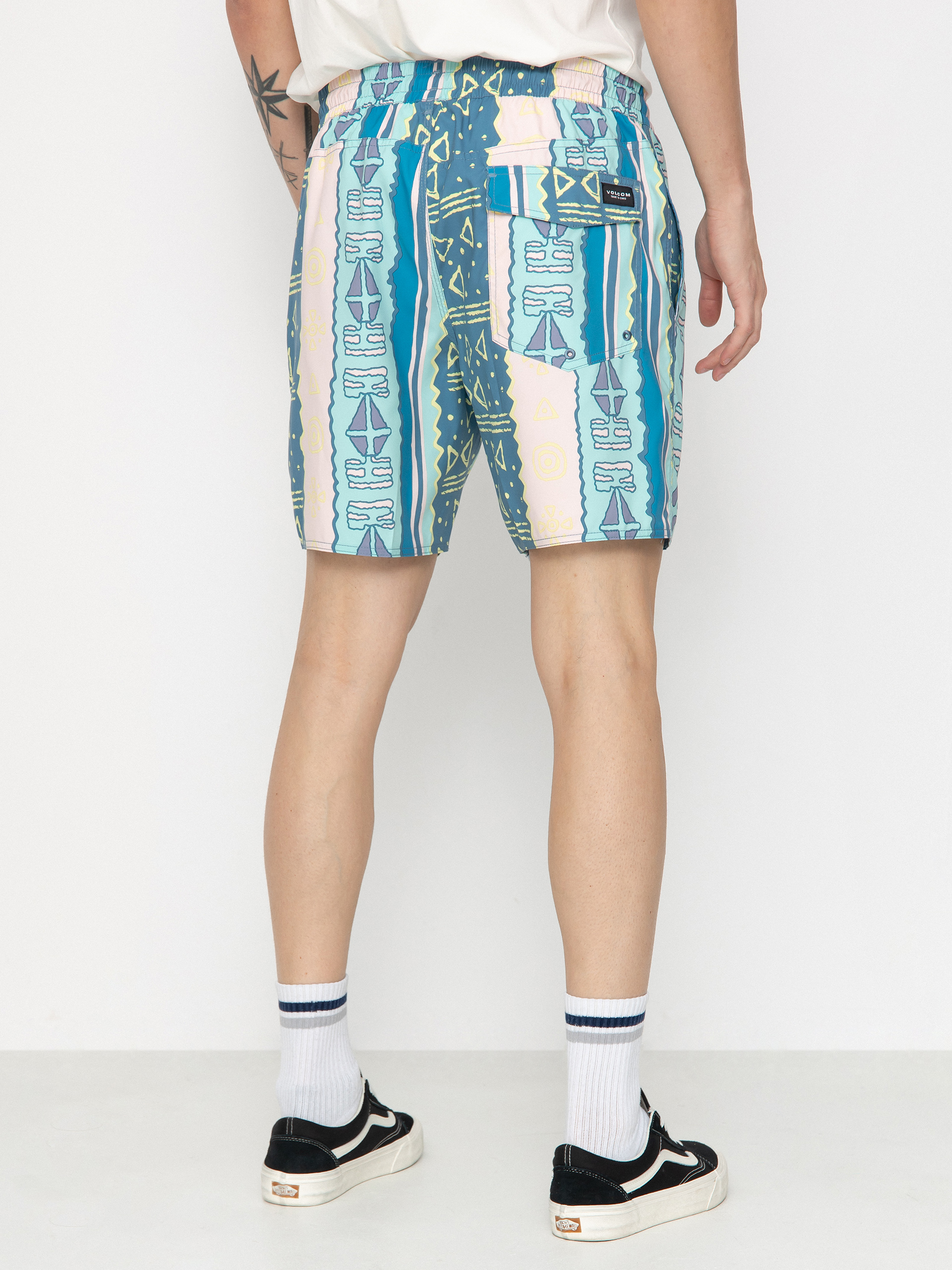 Къси панталони Volcom Lido Print 17 (crete blue)