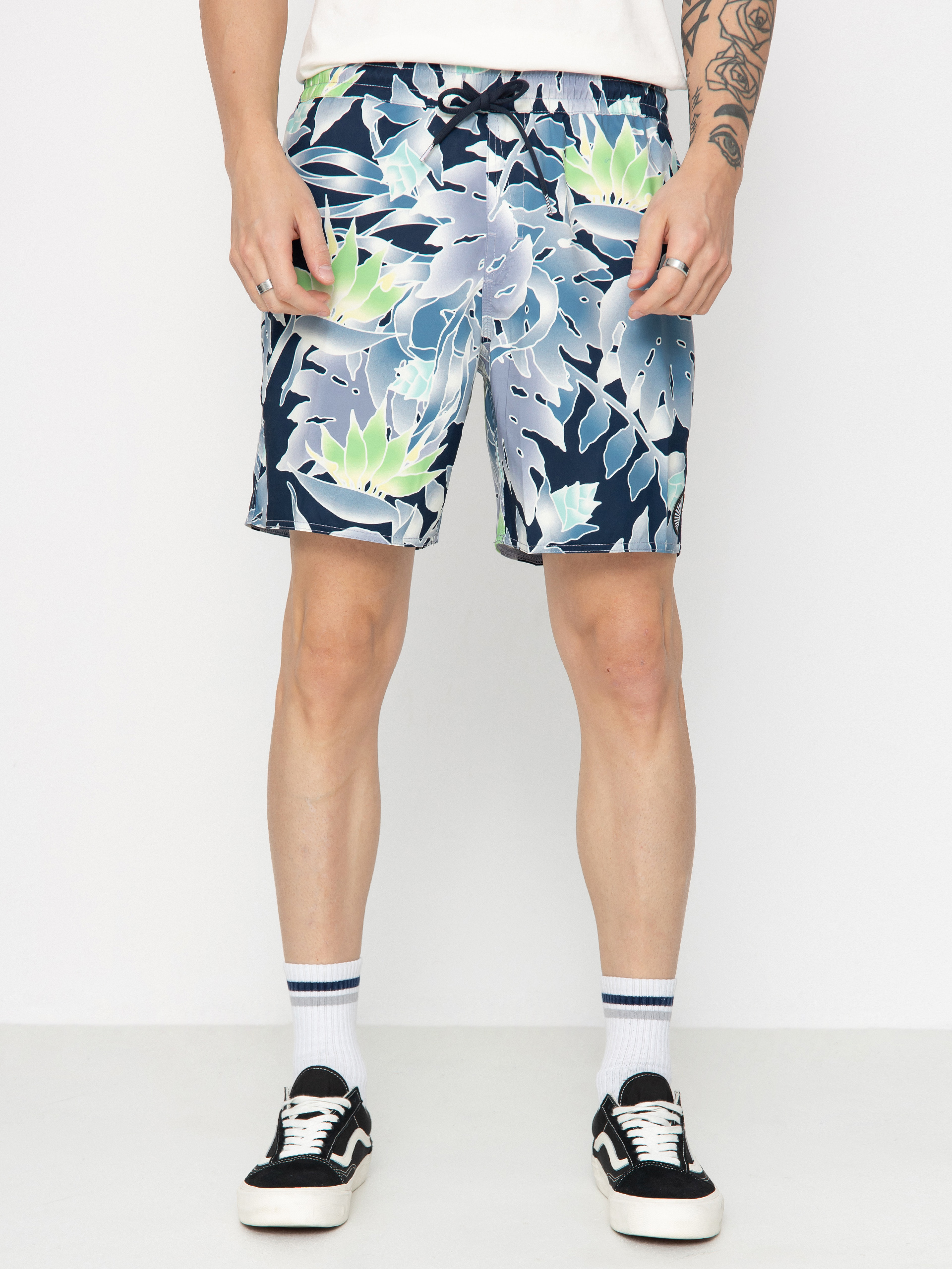u041au044au0441u0438 u043fu0430u043du0442u0430u043bu043eu043du0438 Volcom Lido Print 17 (navy)