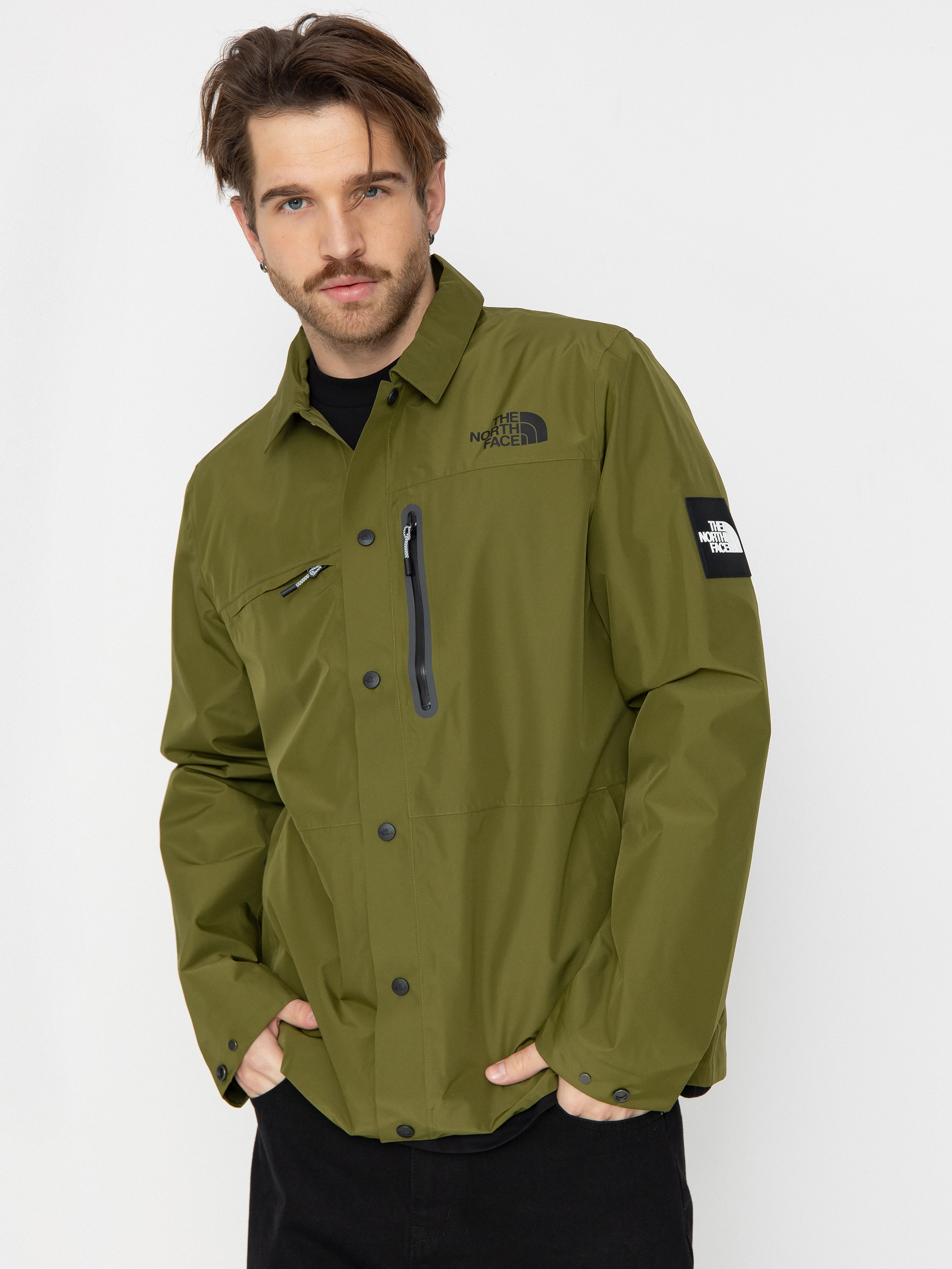 u042fu043au0435 The North Face Amos Tech Overshirt (forest olive)