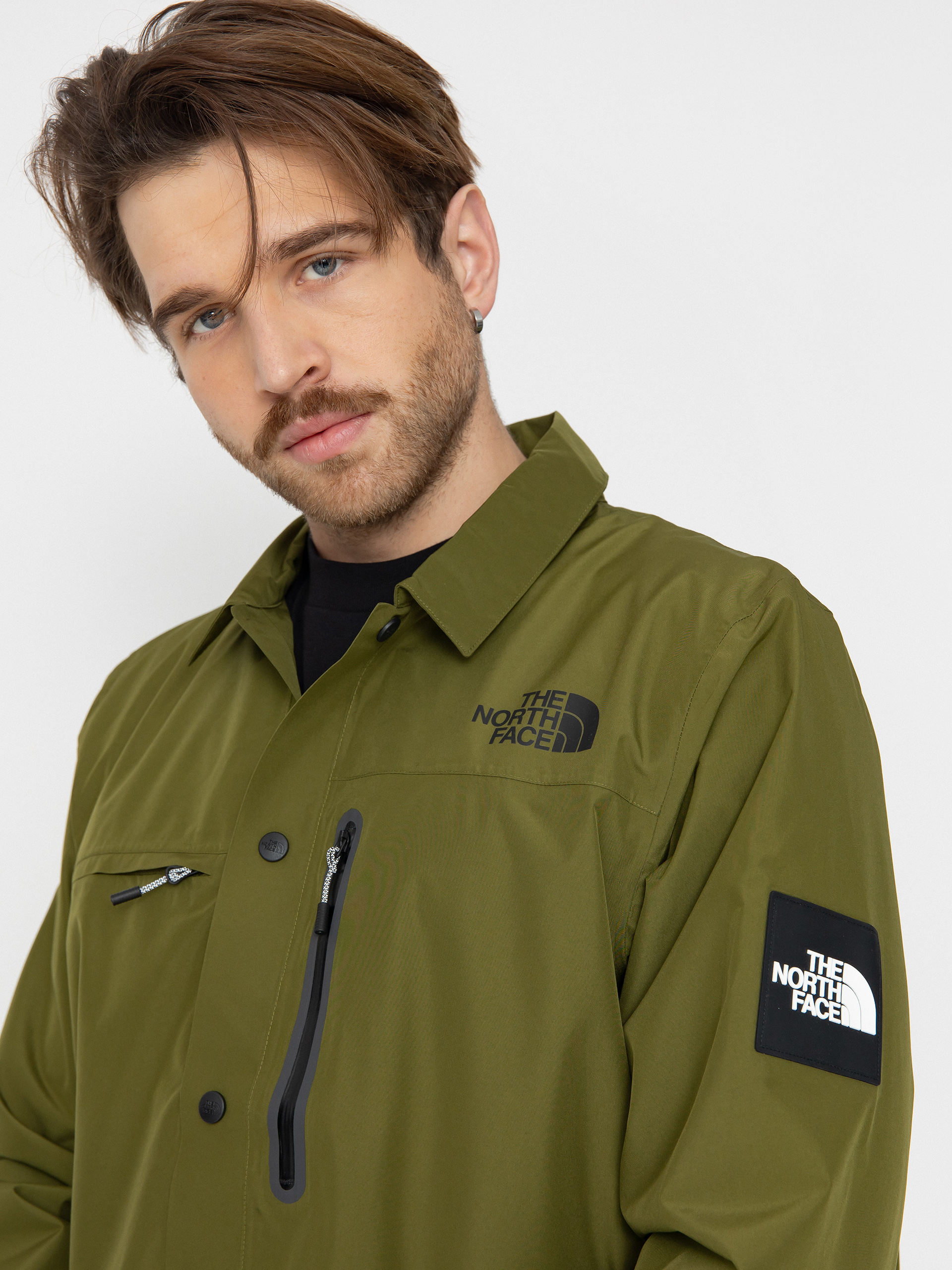 Яке The North Face Amos Tech Overshirt (forest olive)