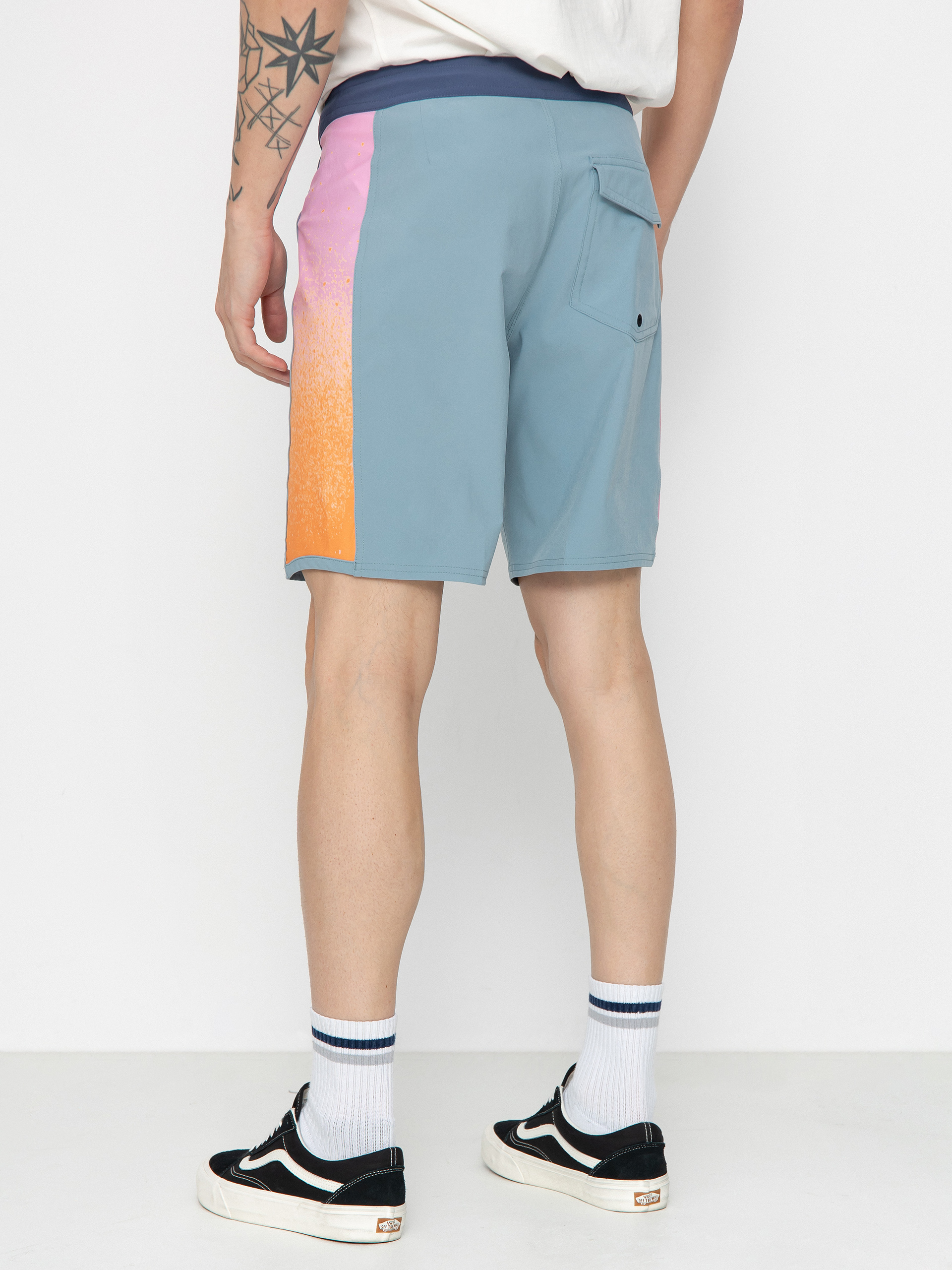 Плажни къси панталони Quiksilver Surfsilk Arch 19 (cadet gray)