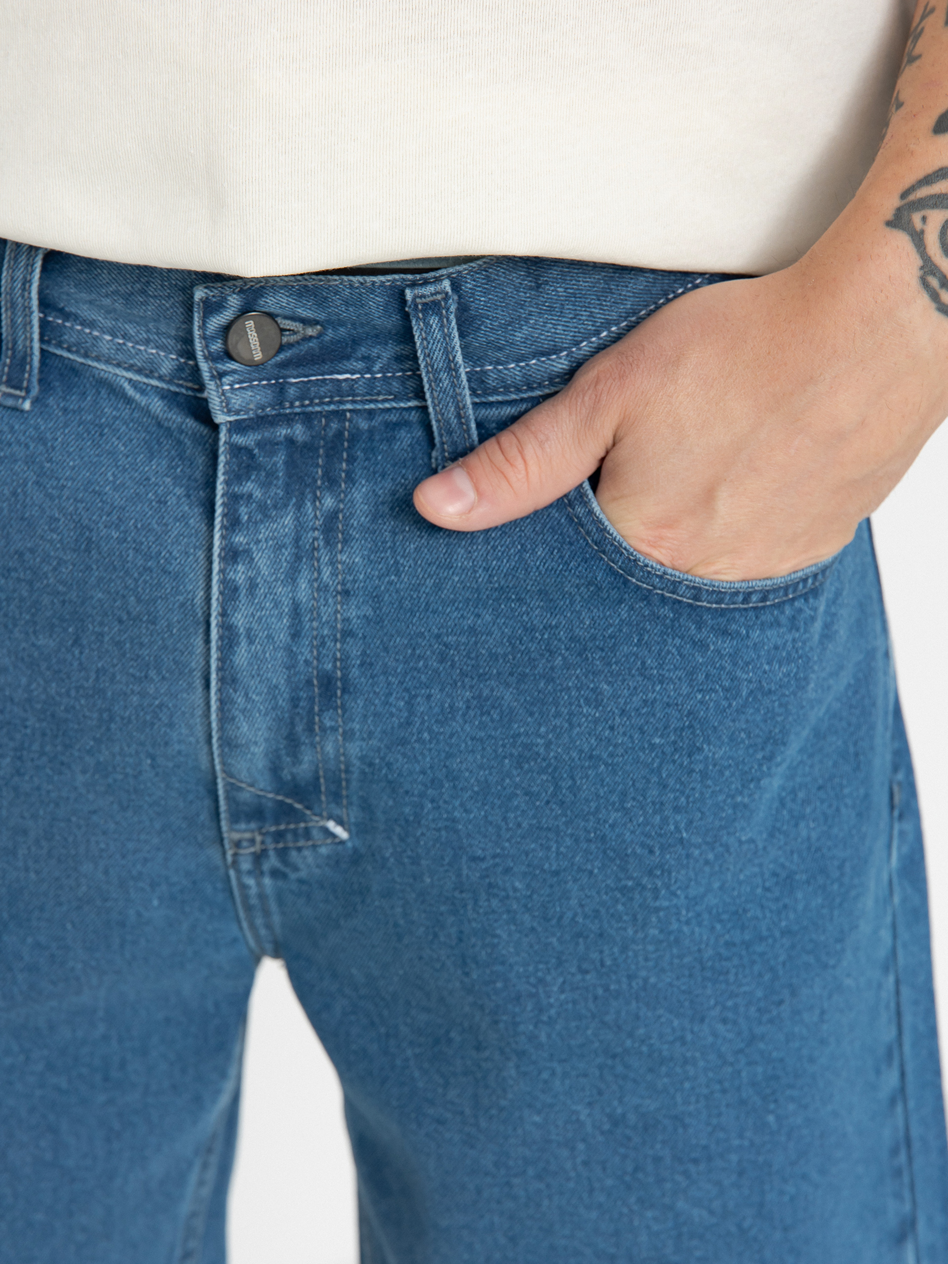 Къси панталони MassDnm Jeans Box (blue)