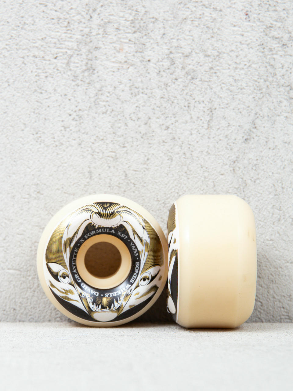 Колелца Bones X Formula Gravette Salmon Illa V6 Widecut 97A (gold/white/black)