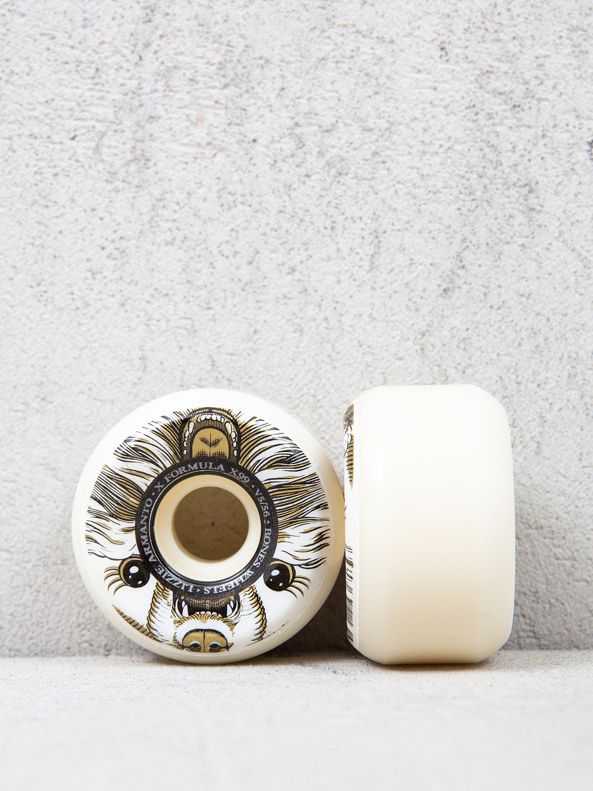 Колелца Bones X Formula Armanto Alma Mutter V5 Sidecut 99A (white/gold/black)