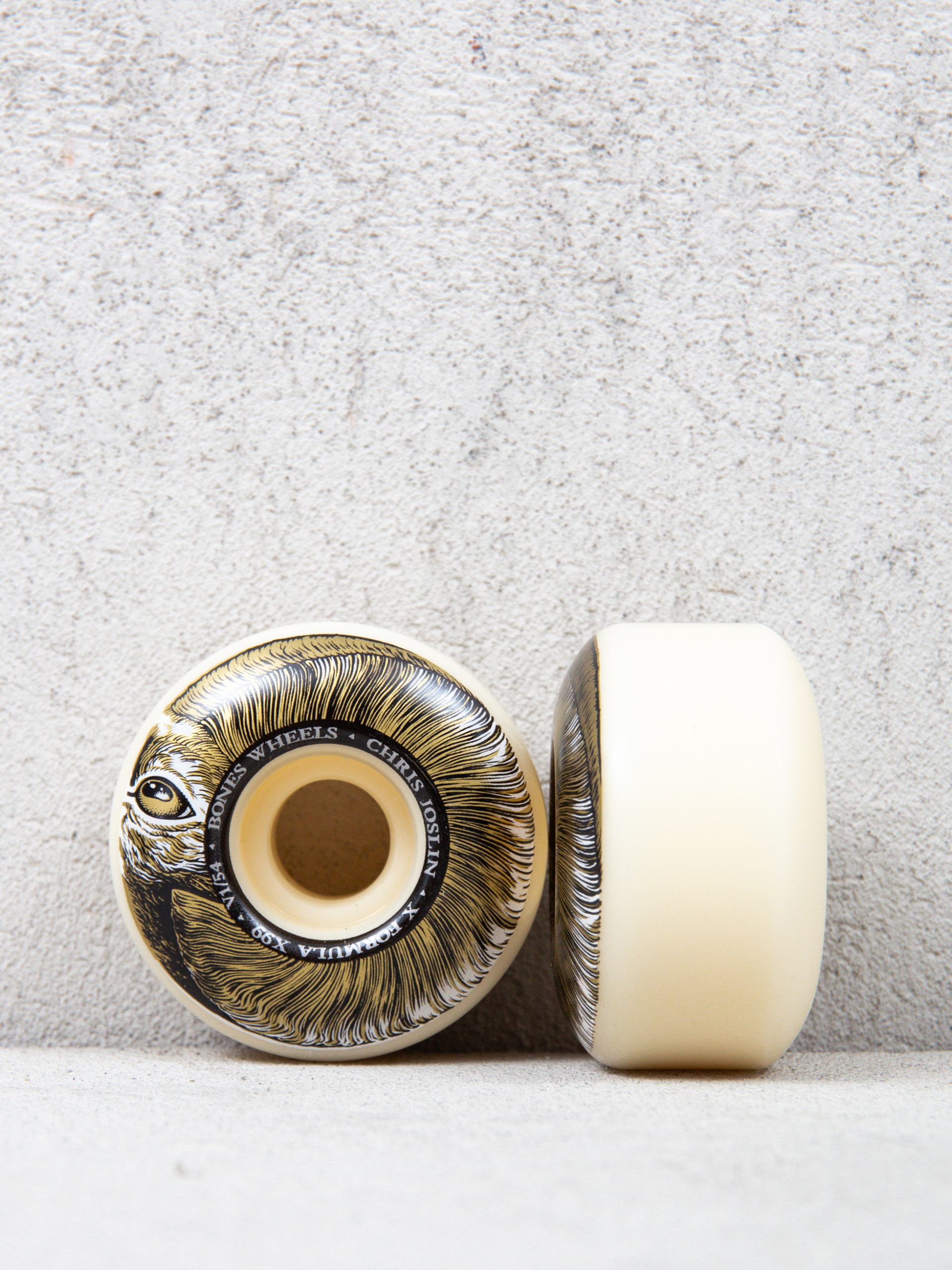 Колелца Bones X Formula Joslin Rampage V1 Standard 99A (white/gold/black)