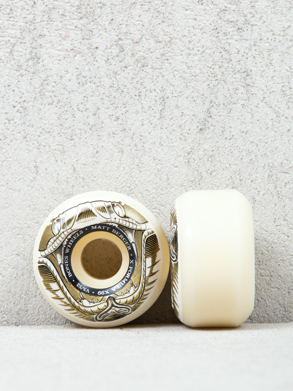 Колелца Bones X Formula Berger Battlesnake V5 Sidecut 99A (natural/gold/black)