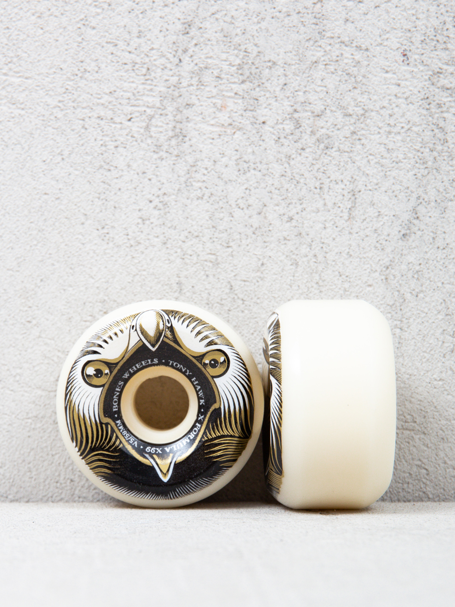 Колелца Bones X Formula Hawk Beak & Destroy V5 Sidecut 99A (natural/black/gold)