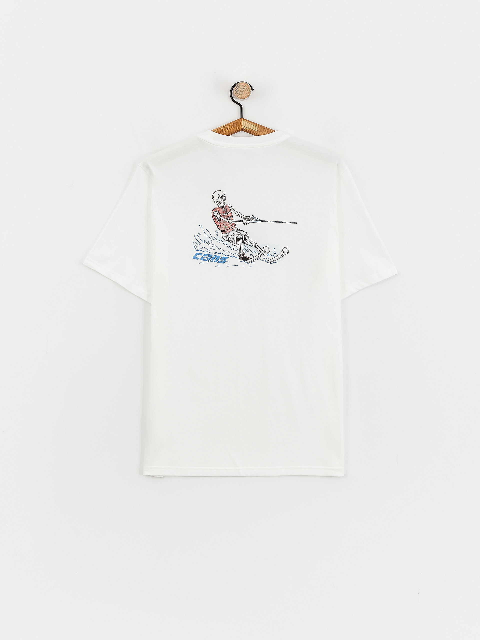 Тениска Converse Skull Water Ski (optical white)