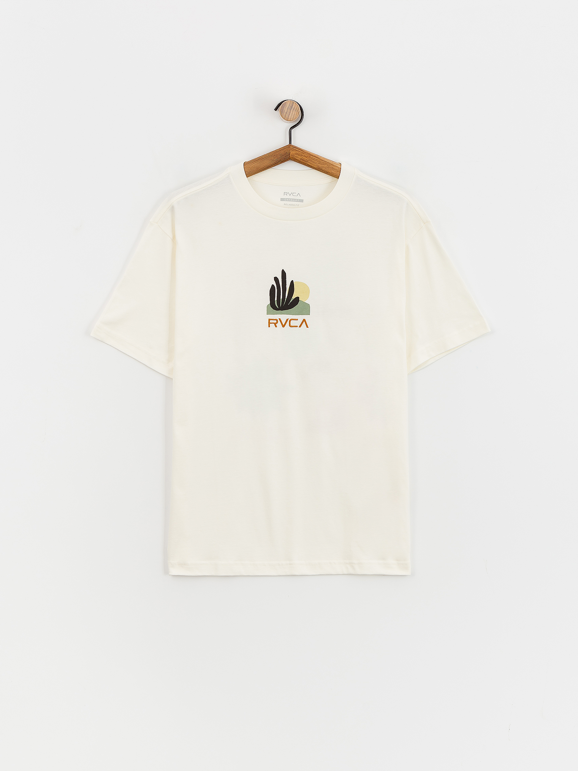 Тениска RVCA Paper Cuts (antique white)