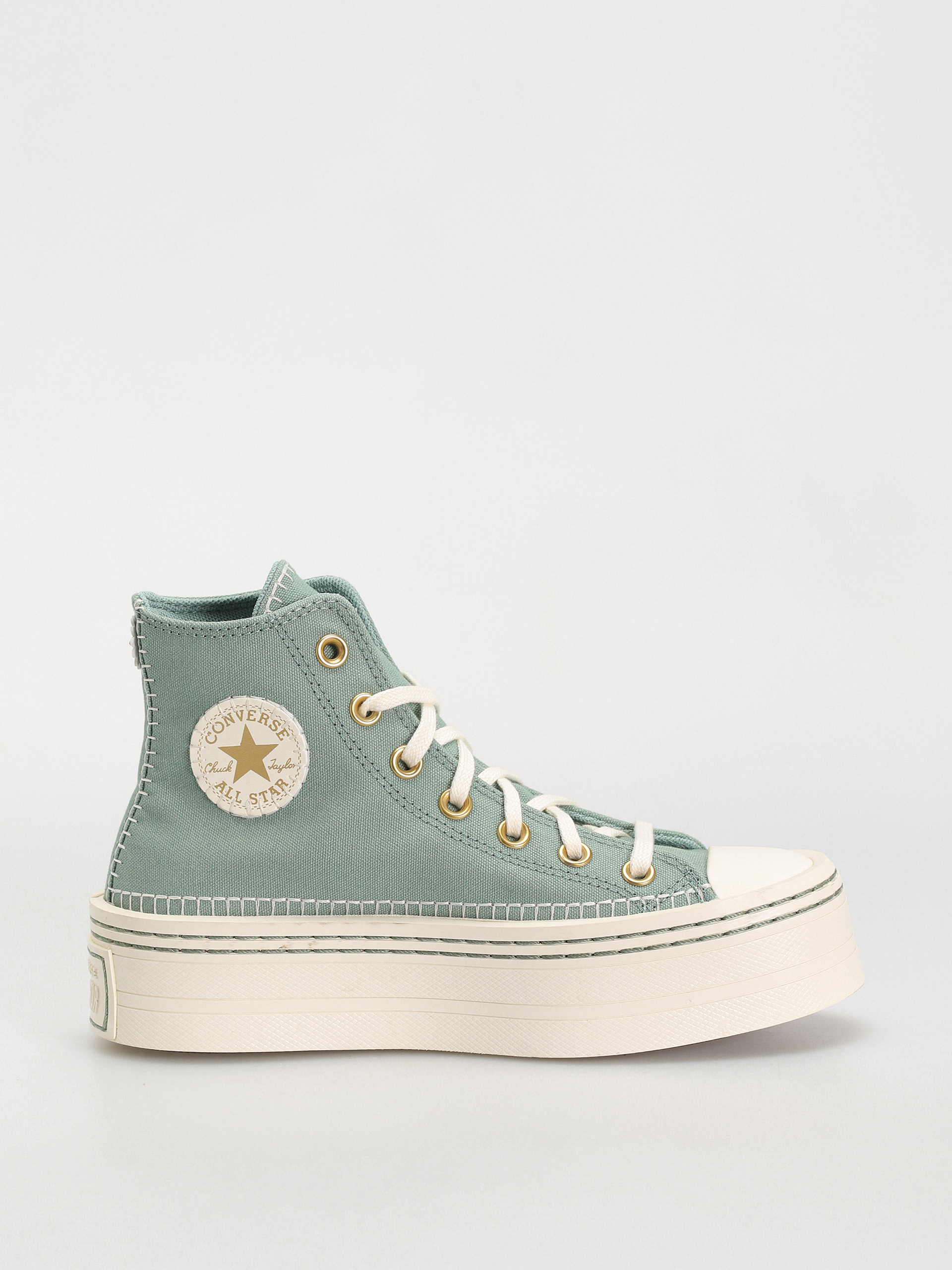 u041au0435u0446u043eu0432u0435 Converse Chuck Taylor All Star Modern Lift Hi Wmn (apple green)