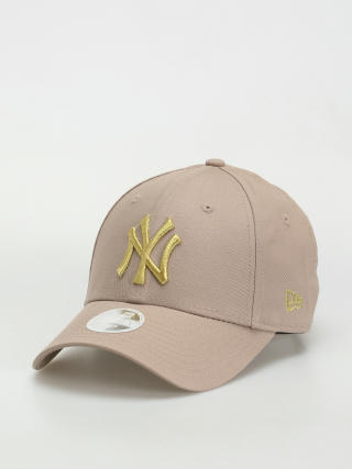 Шапка с козирка New Era Metallic Logo 9Forty New York Yankees Wmn (brown)