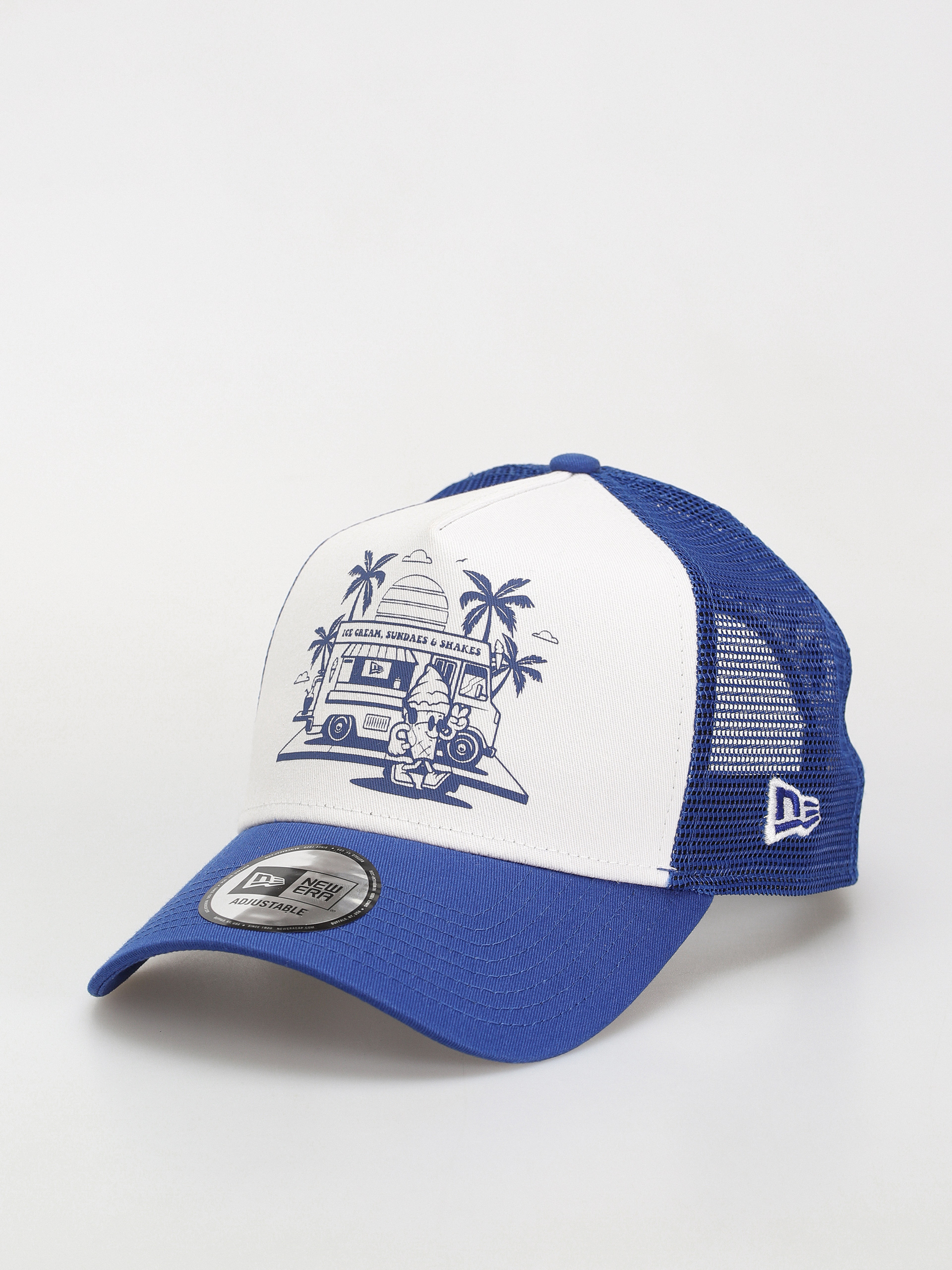 Шапка с козирка New Era Graphic Trucker (blue/white)