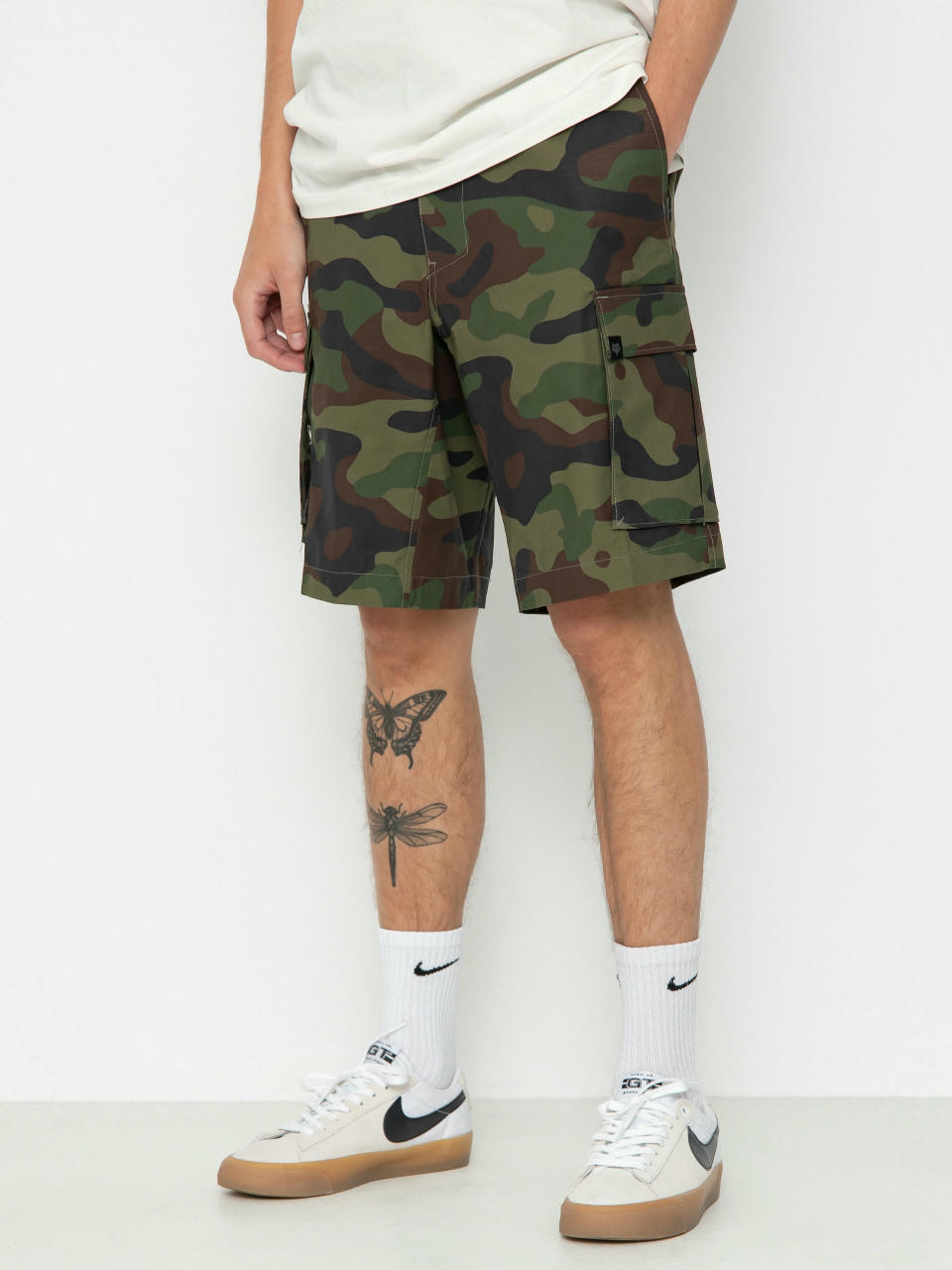 Къси панталони Fox Slambozo Camo Short 3.0 (green camo)