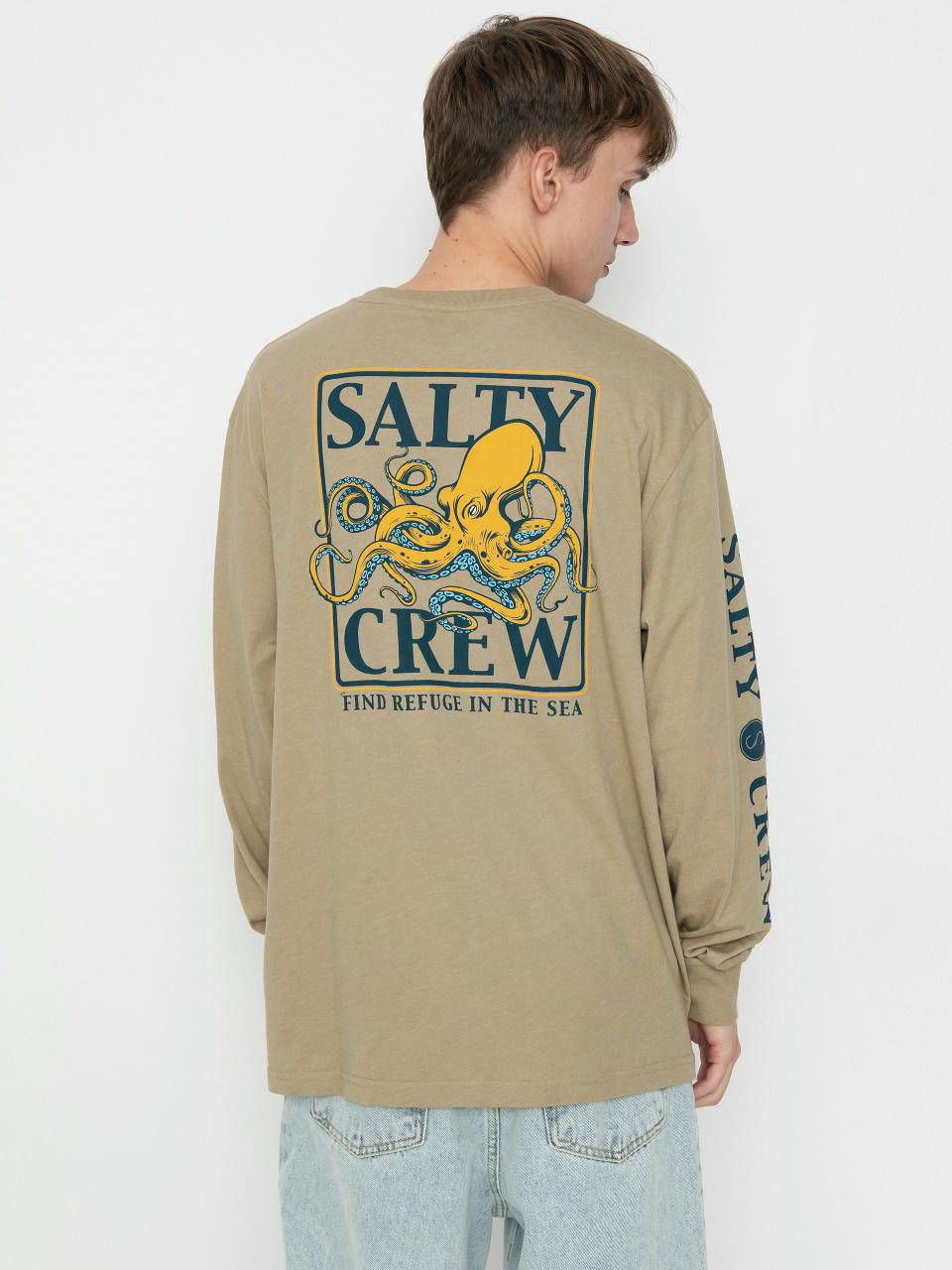 Блузи Salty Crew Ink Slinger Standard (khaki heather)