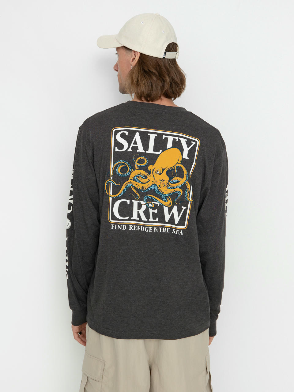 Блузи Salty Crew Ink Slinger Standard (charcoal heather)