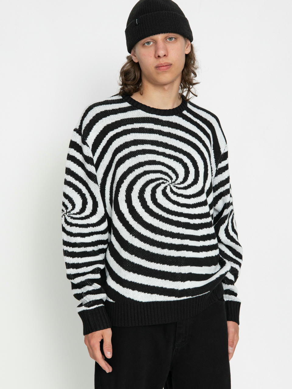 Суитшърт RVCA Spiral Crew Knit (cloud)