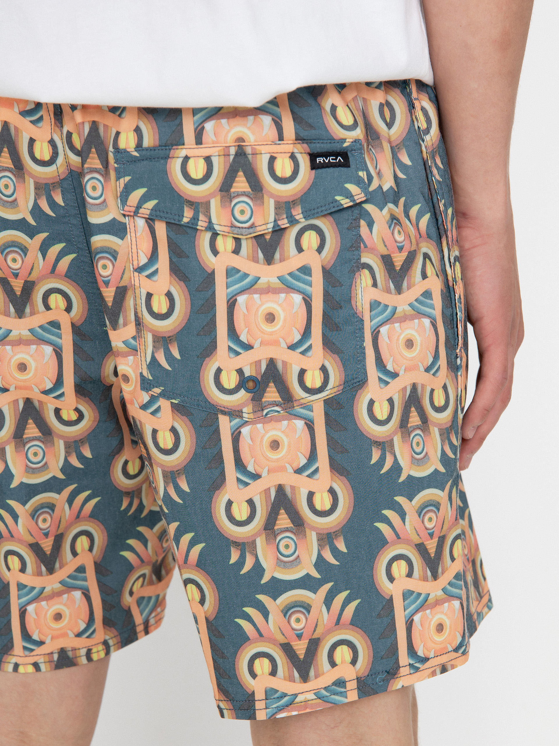 Плажни къси панталони RVCA Redondo Elastic (cool blue)
