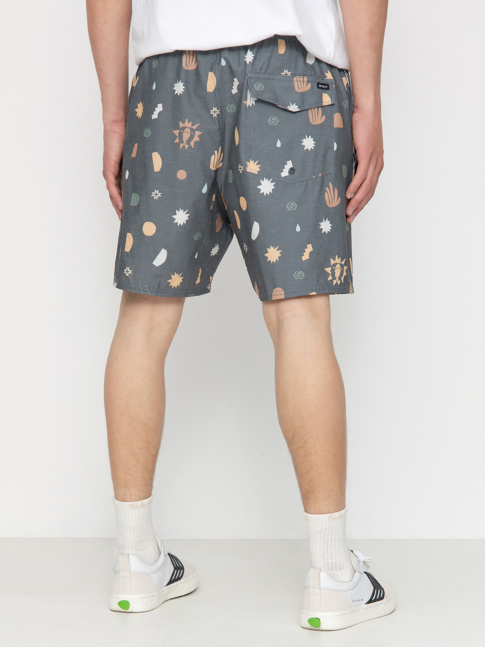 Плажни къси панталони RVCA Atlas Elastic (pirate black)