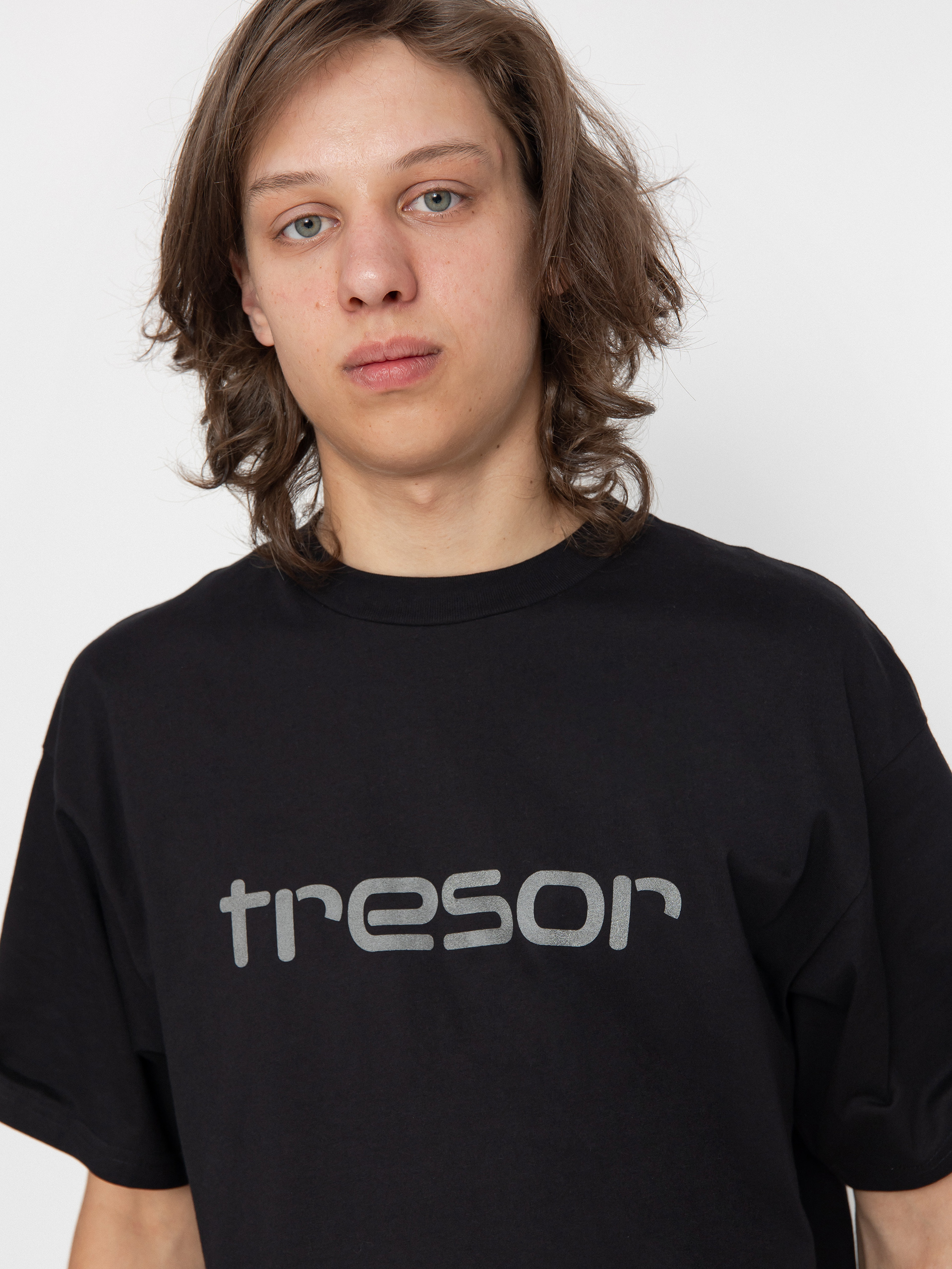 Тениска Carhartt WIP X TRESOR Techno Alliance (black/dark grey reflective)