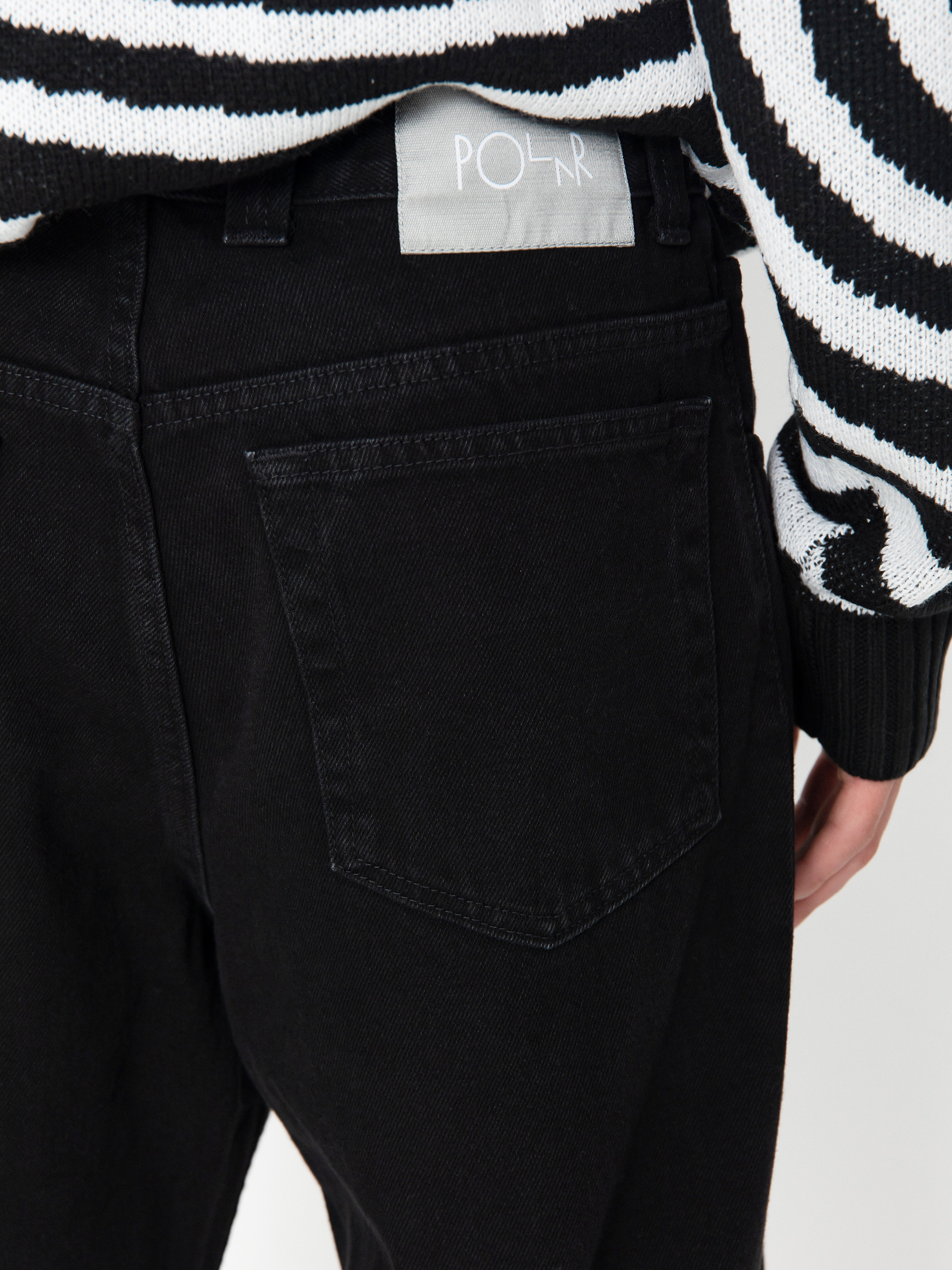 Панталони Polar Skate 93! Denim (pitch black)