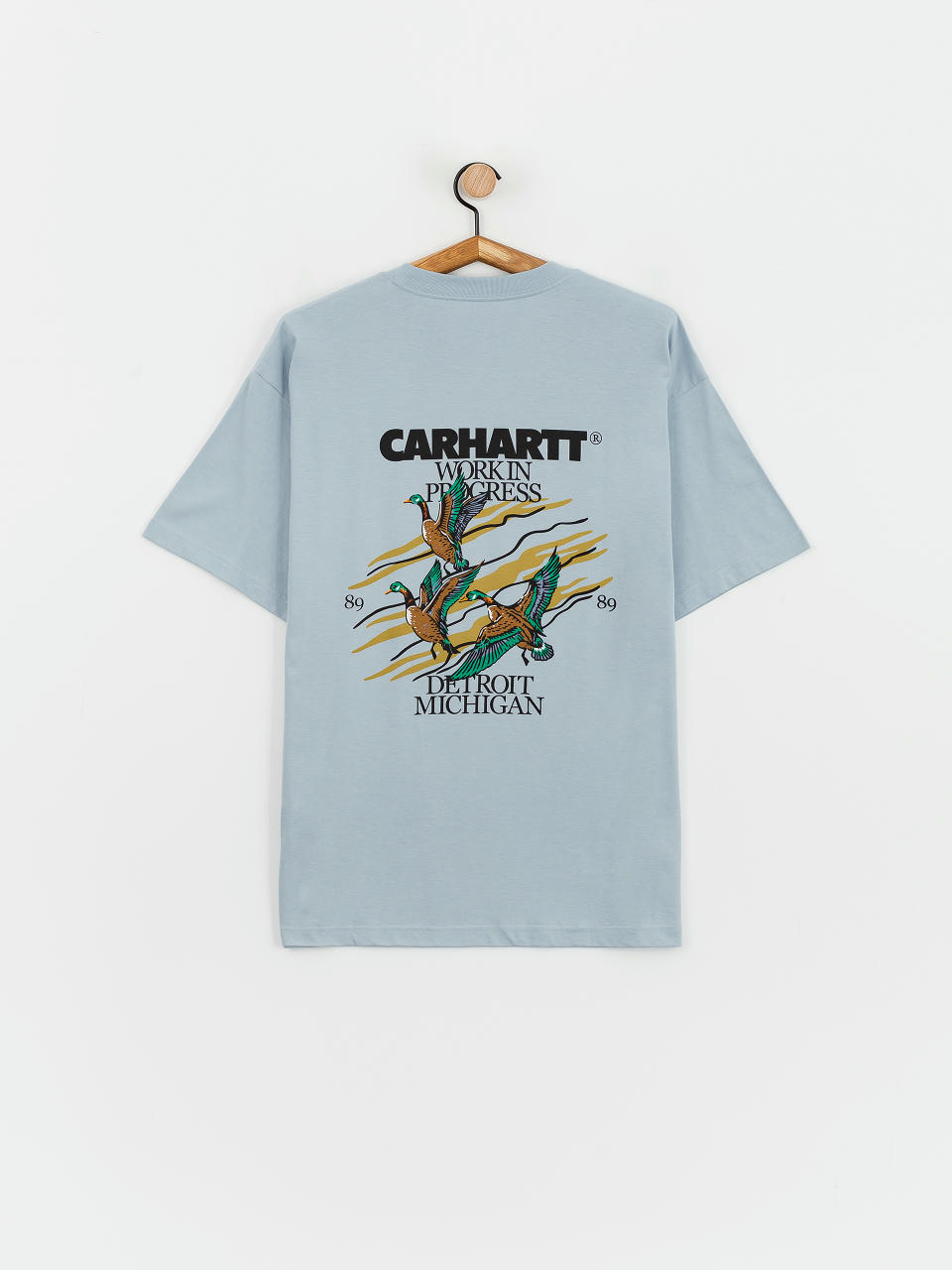 Тениска Carhartt WIP Ducks (misty sky)