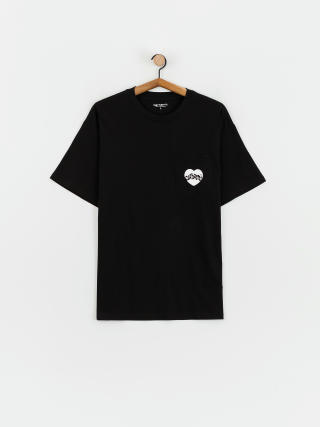 Тениска Carhartt WIP Amour Pocket (black/white)