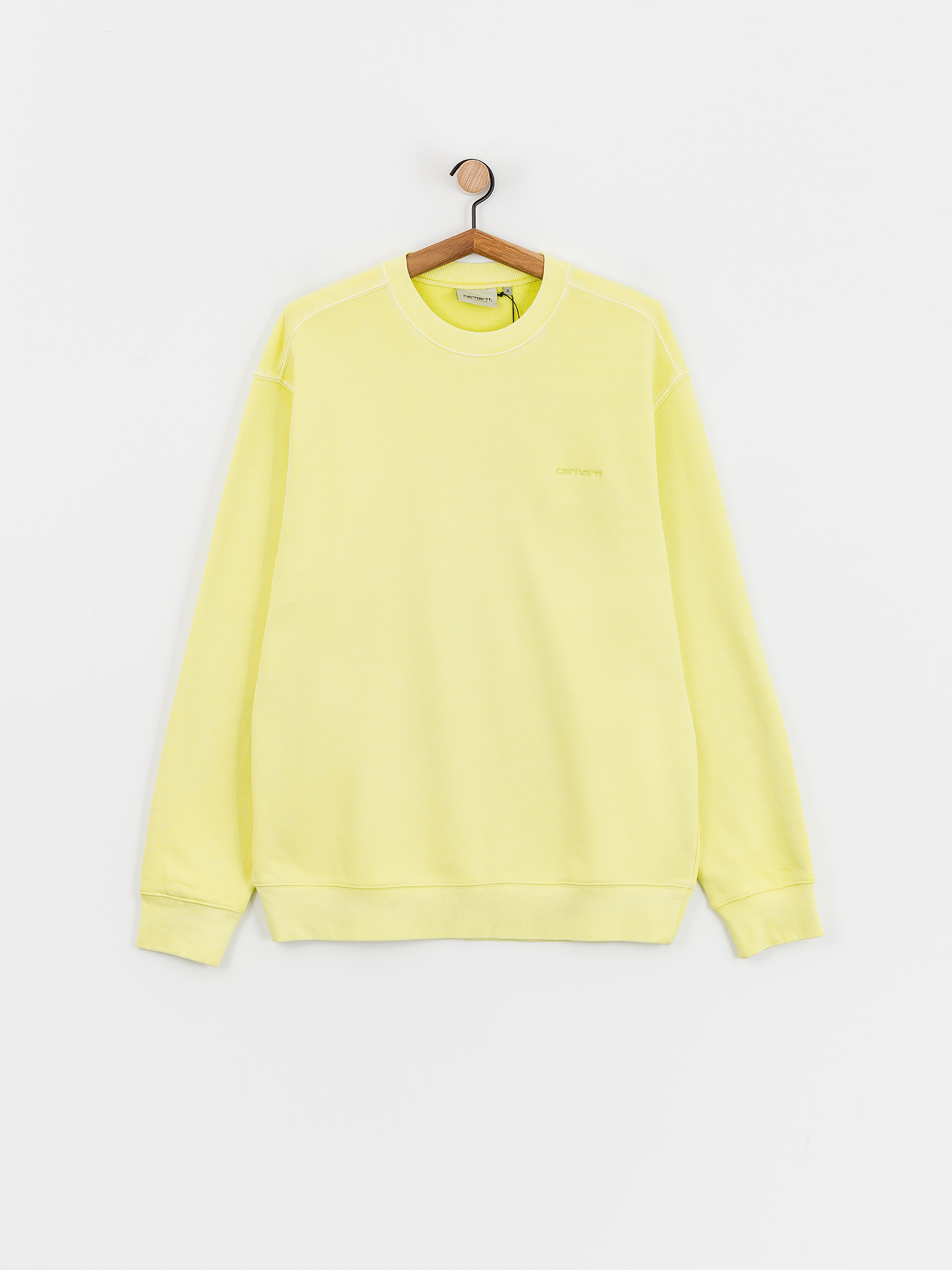 Суитшърт Carhartt WIP Duster Script (arctic lime)