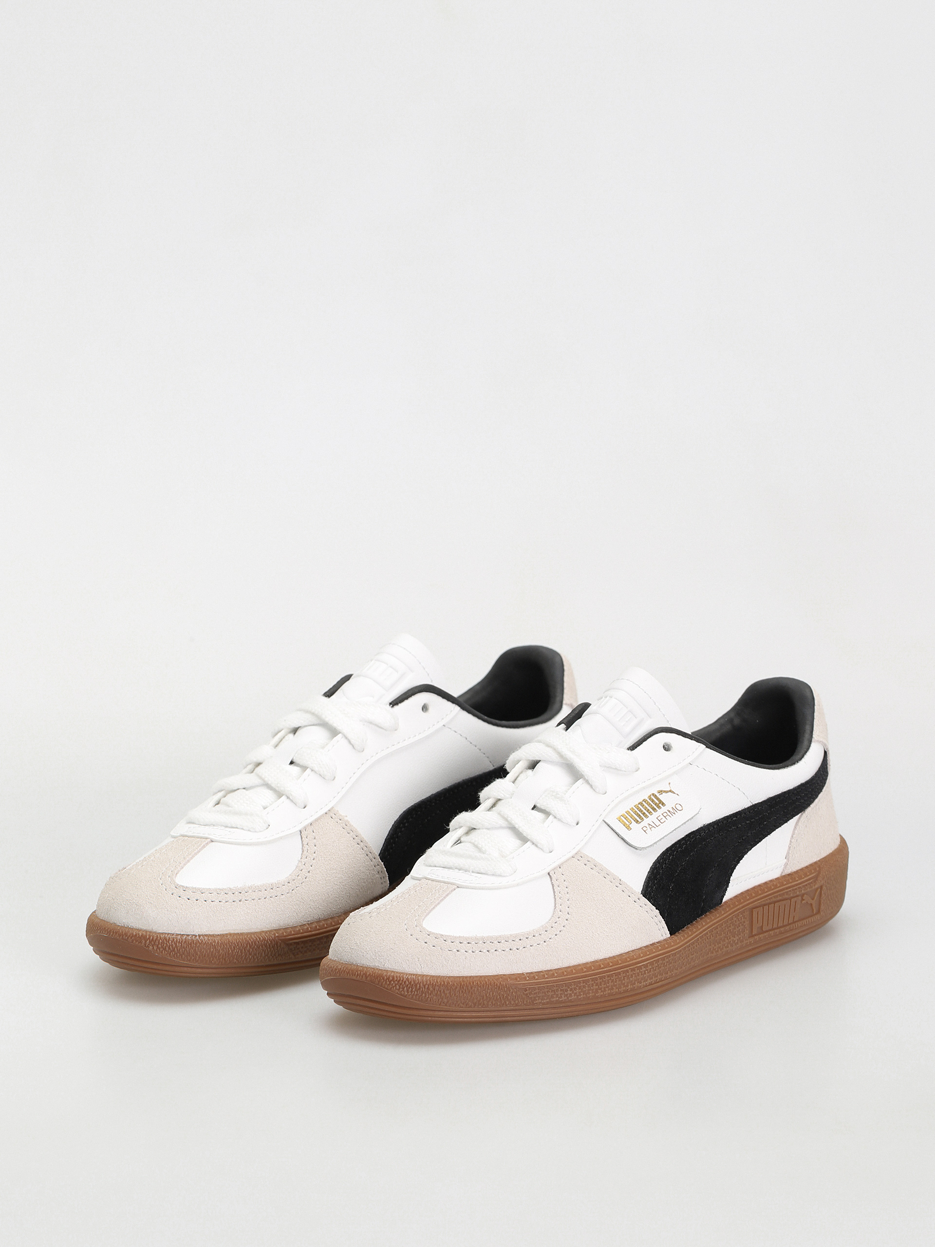 Обувки Puma Palermo Leather (puma white vapor gray gum)