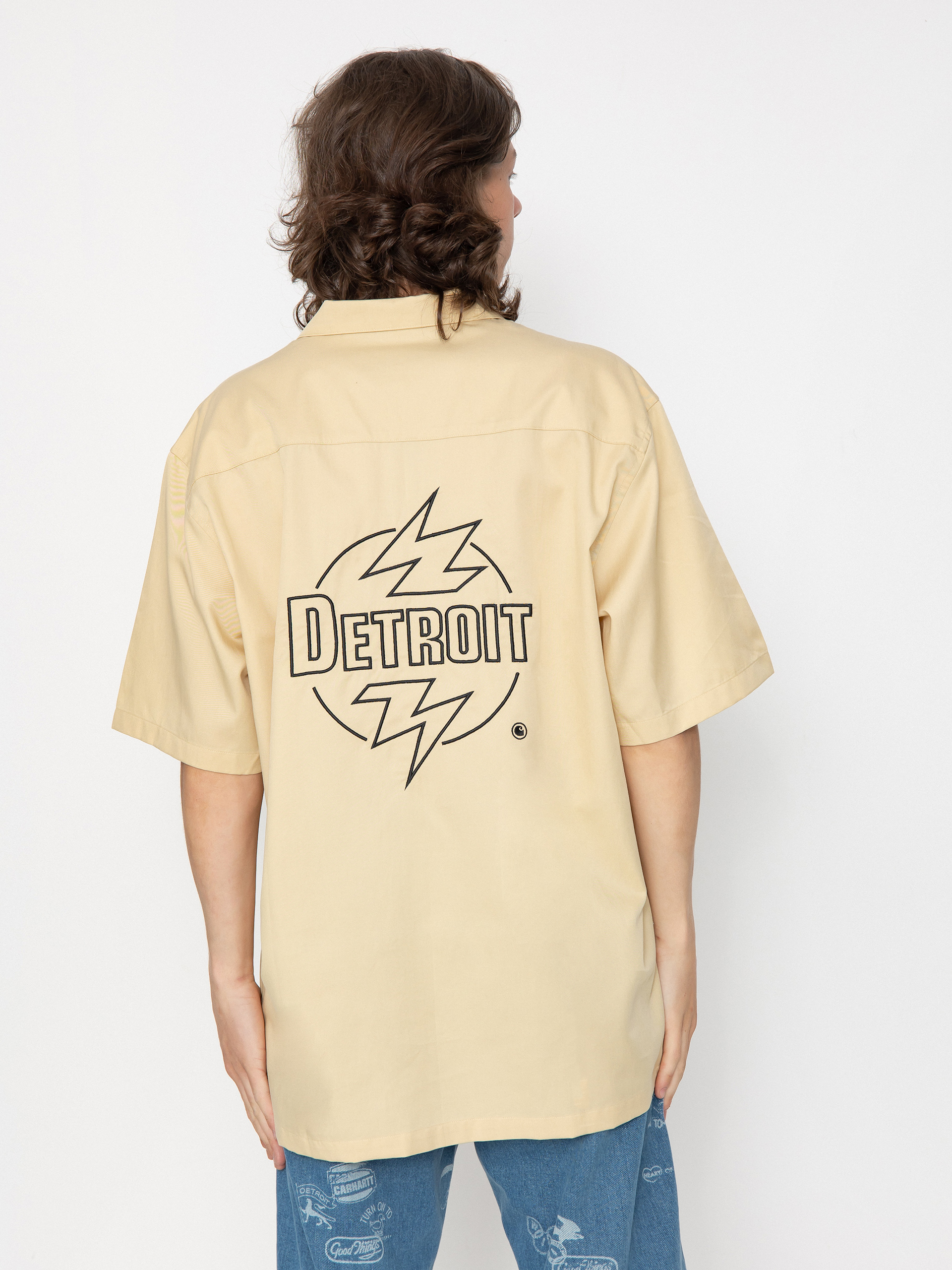 u0420u0438u0437u0430 Carhartt WIP Ablaze (cornsilk/black)