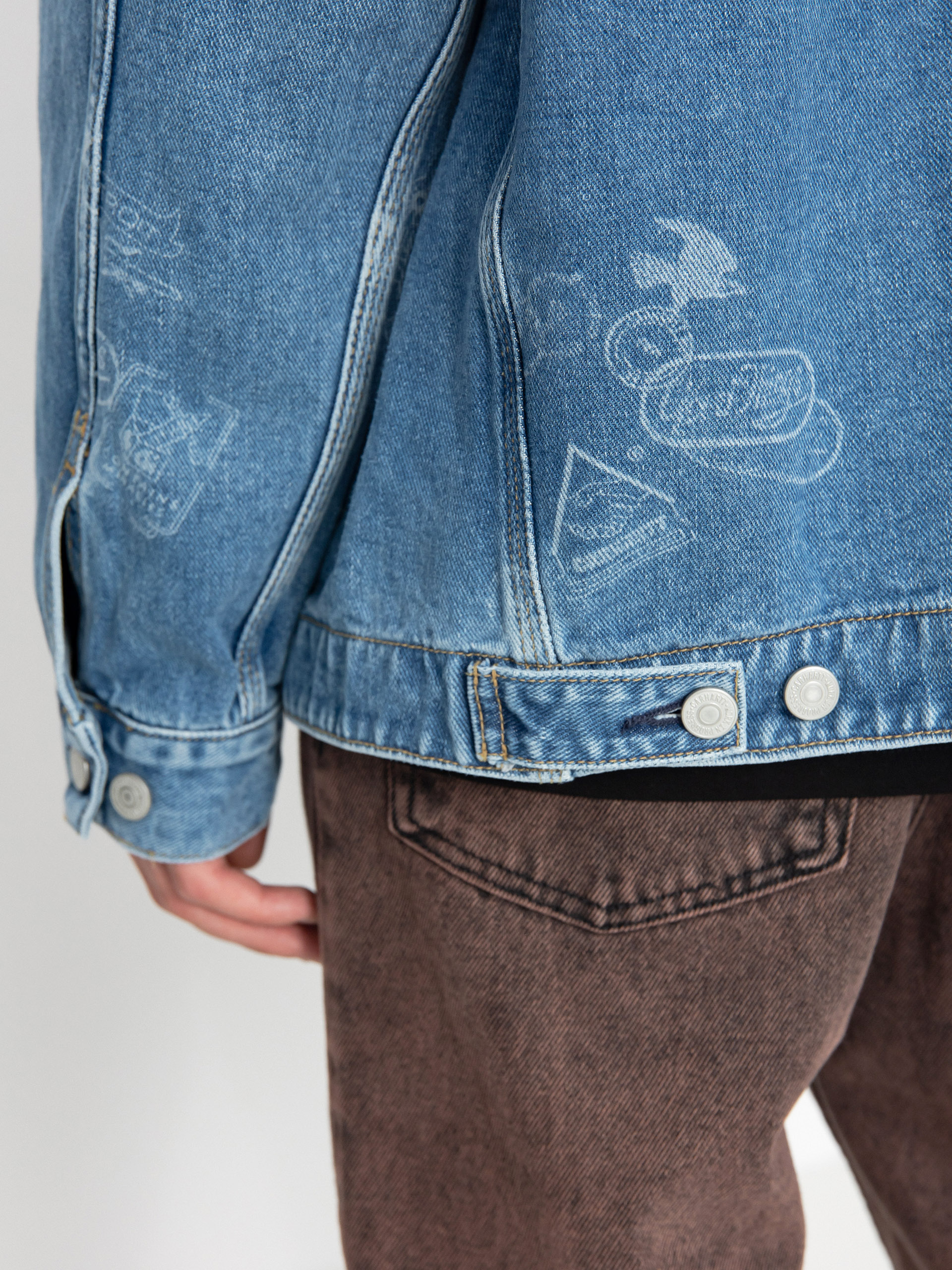 Яке Carhartt WIP Stamp (stamp print/blue)