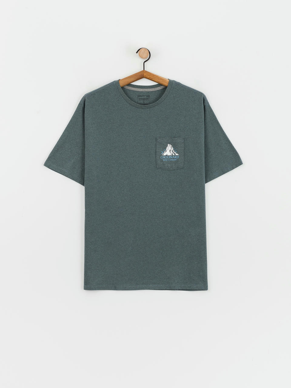 Тениска Patagonia Chouinard Crest Pocket Responsibili (nouveau green)