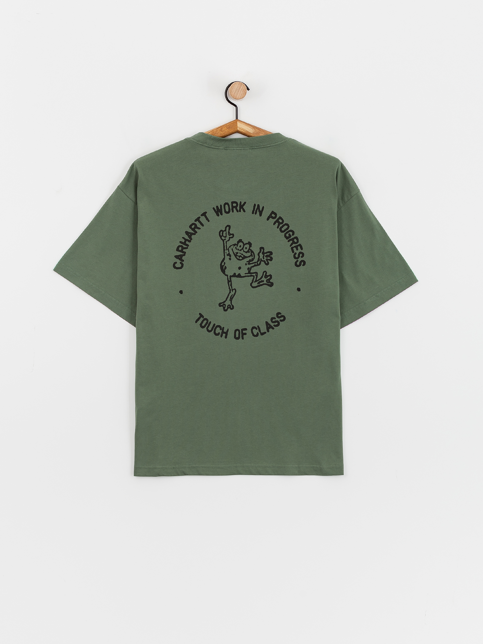 Тениска Carhartt WIP Stamp (duck green/black)