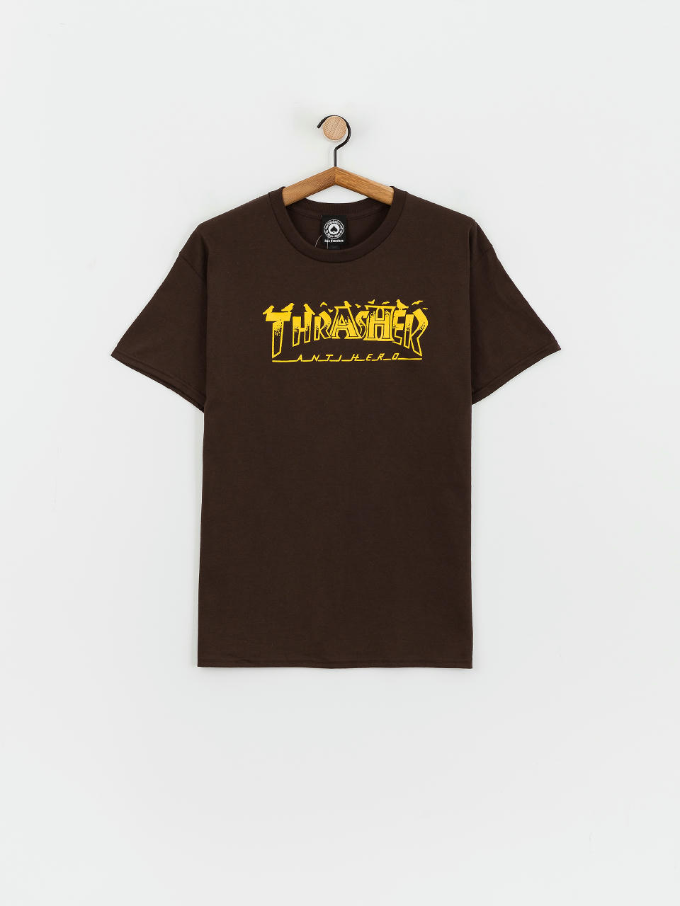 Тениска Thrasher Pigeon Mag (dark chocolate)