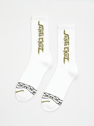 Чорапи Santa Cruz Dungeon Strip (white)