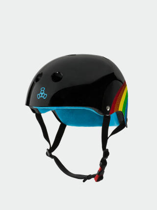 Каска Triple Eight The Certified Sweatsaver Helmet (rainbow black)