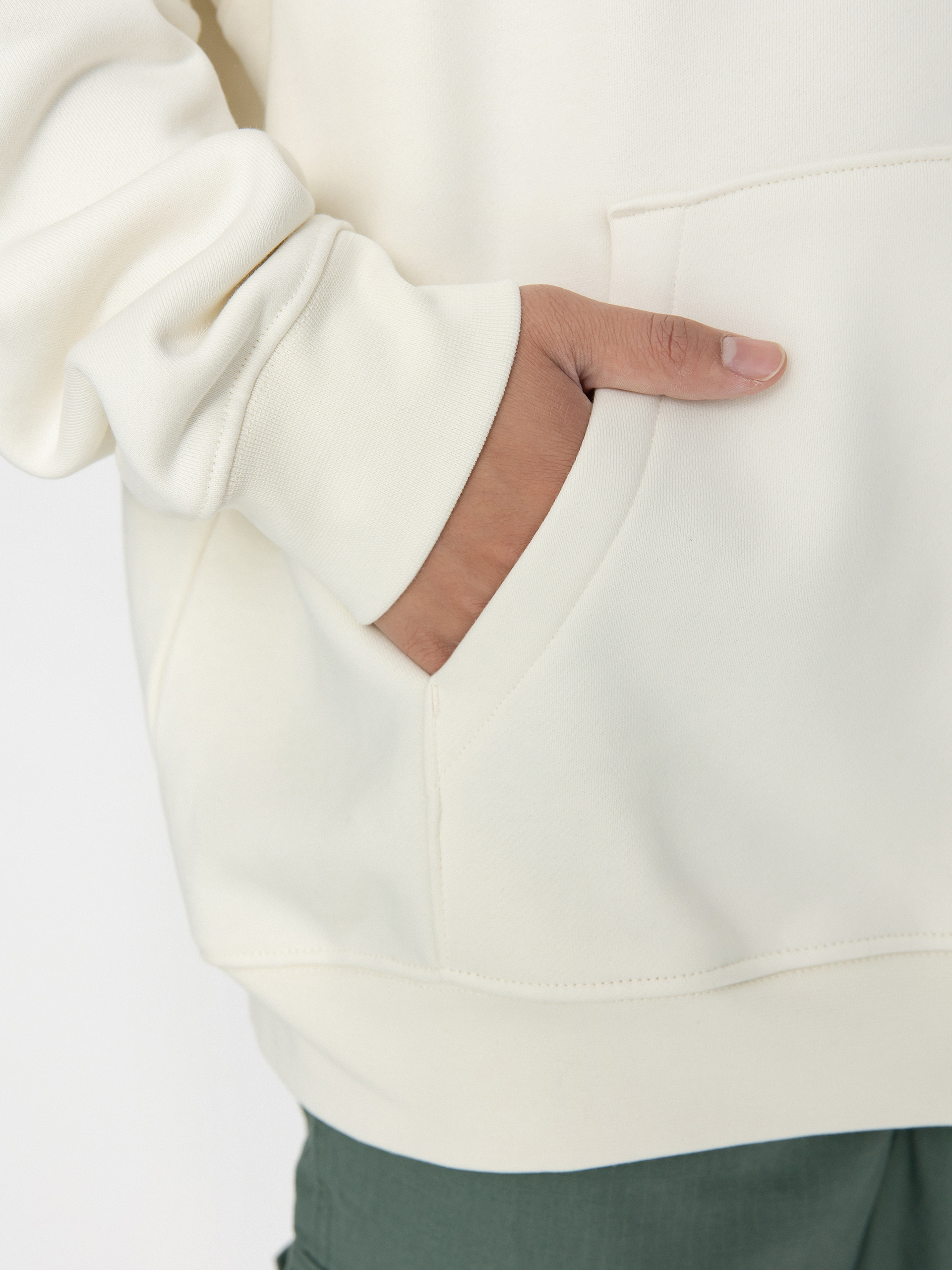 Суитшърт с качулка Vans Skate Blurb HD (marshmallow)