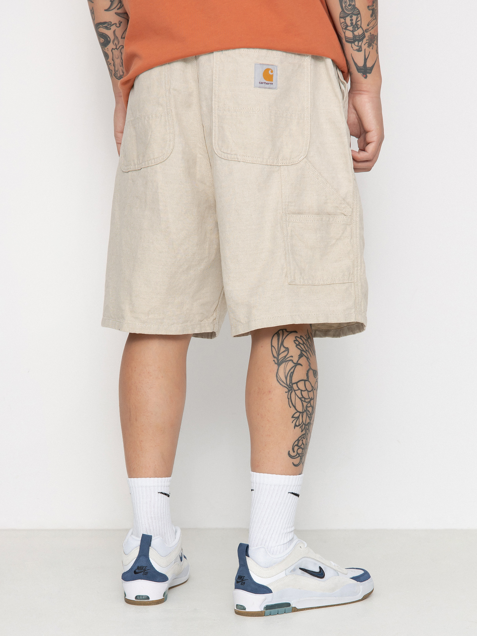 Къси панталони Carhartt WIP Walter Single Knee (natural)