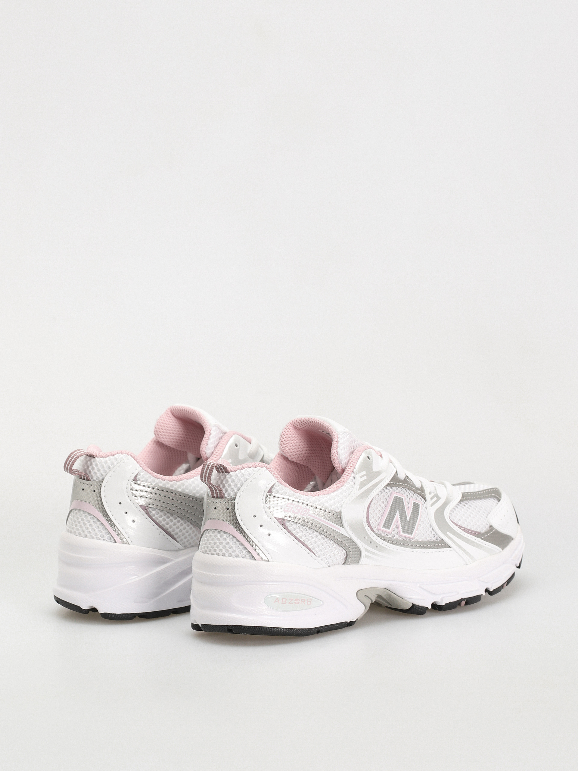 Обувки New Balance 530 JR (white silver pink)