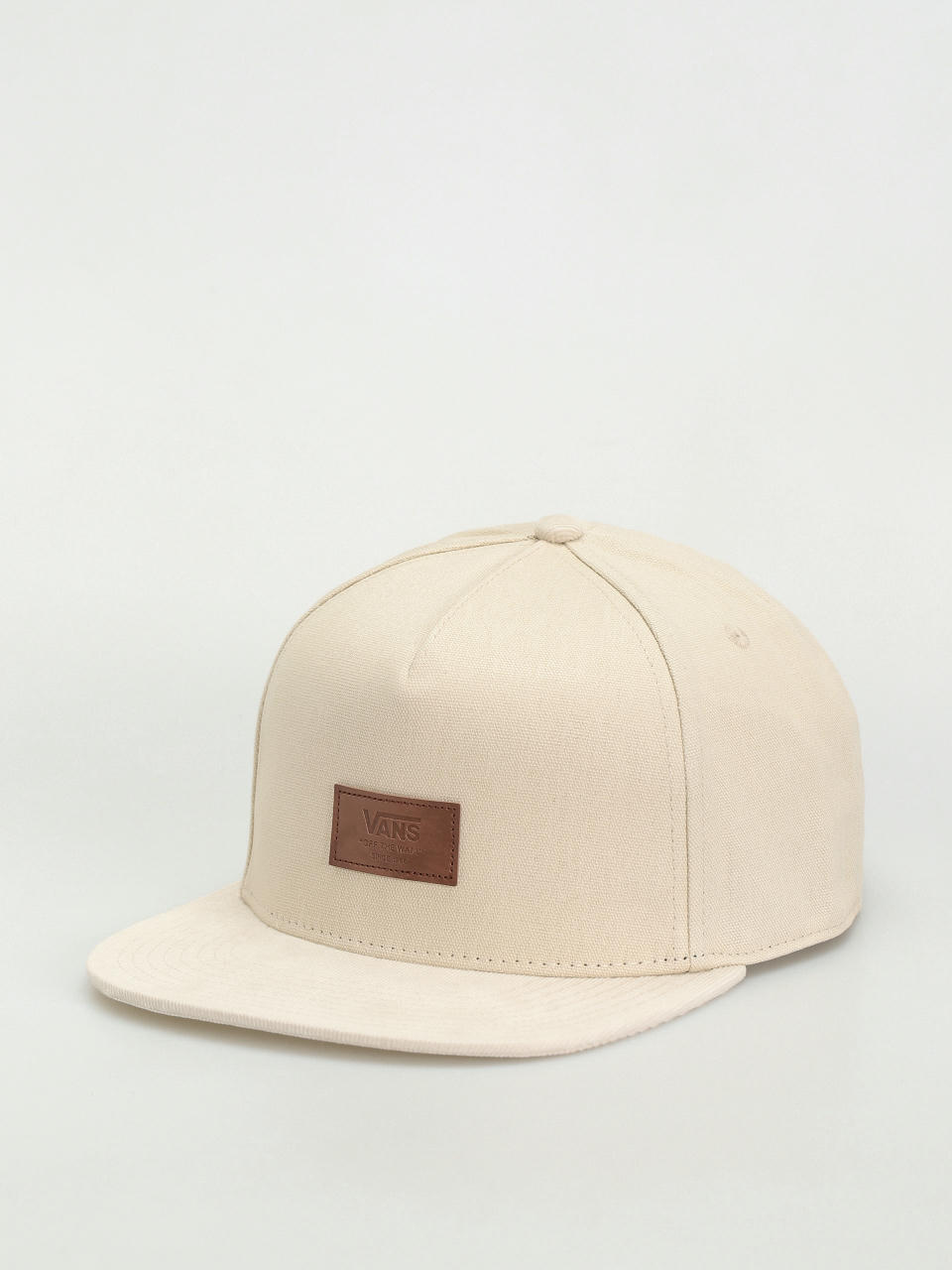 Шапка с козирка Vans Off The Wall Patch Snapback (oatmeal)