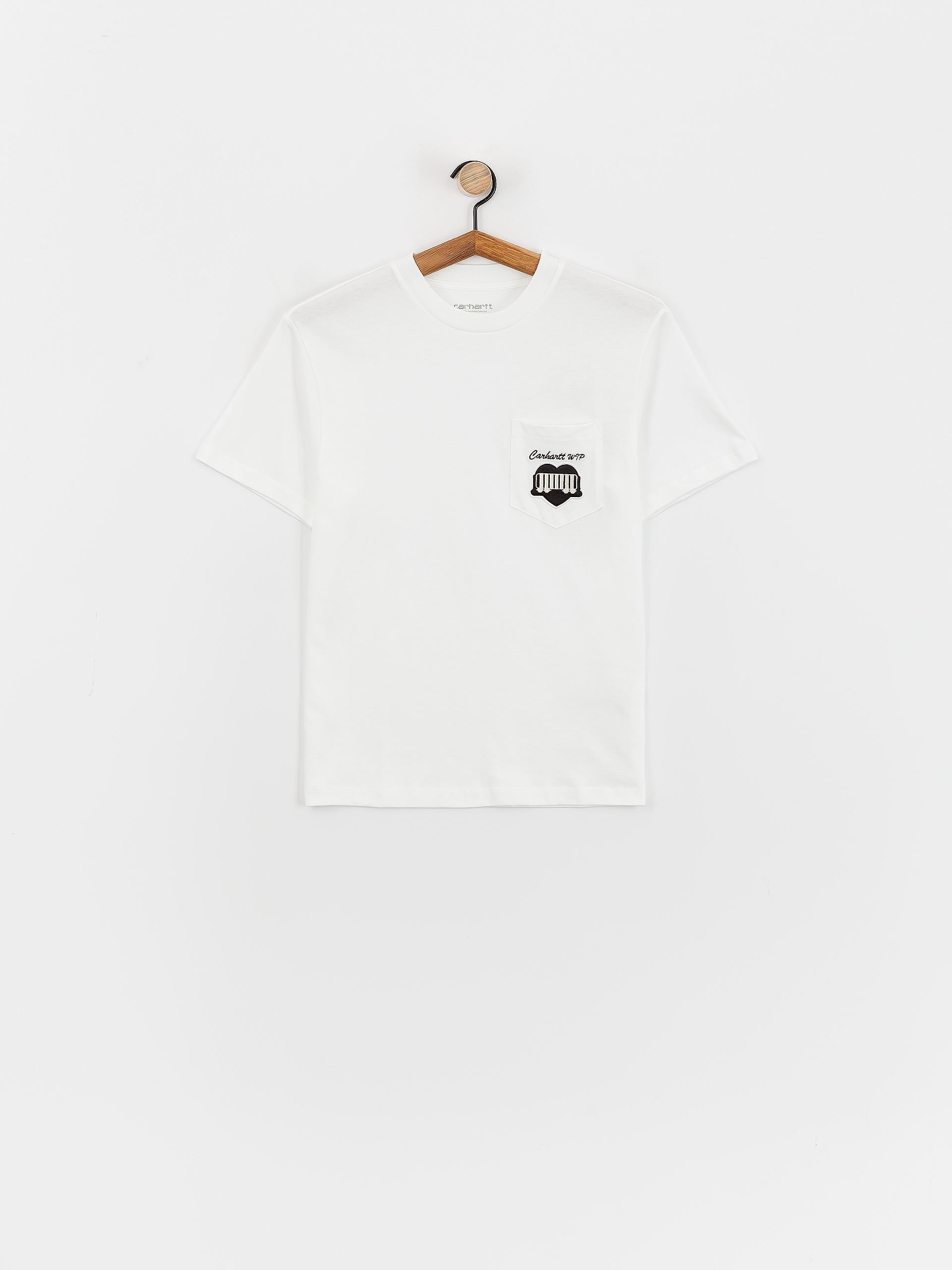 Тениска Carhartt WIP Heart Train Pocket Wmn (white)