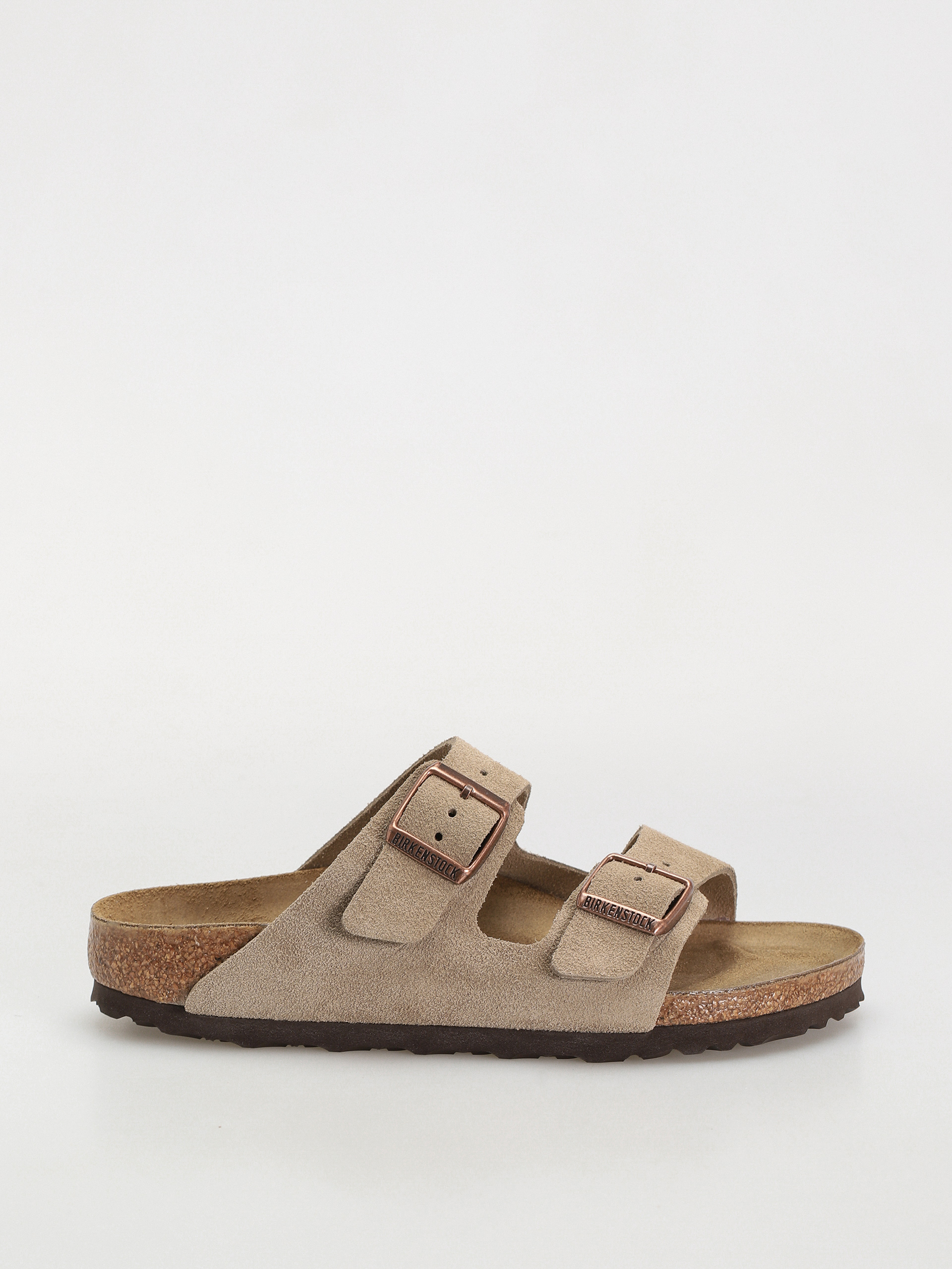 u0427u0435u0445u043bu0438 Birkenstock Arizona Suede Leather Narrow Wmn (taupe)